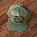 The Dudes No Reasons Structured 5 Panel Cap - Cedar Green
