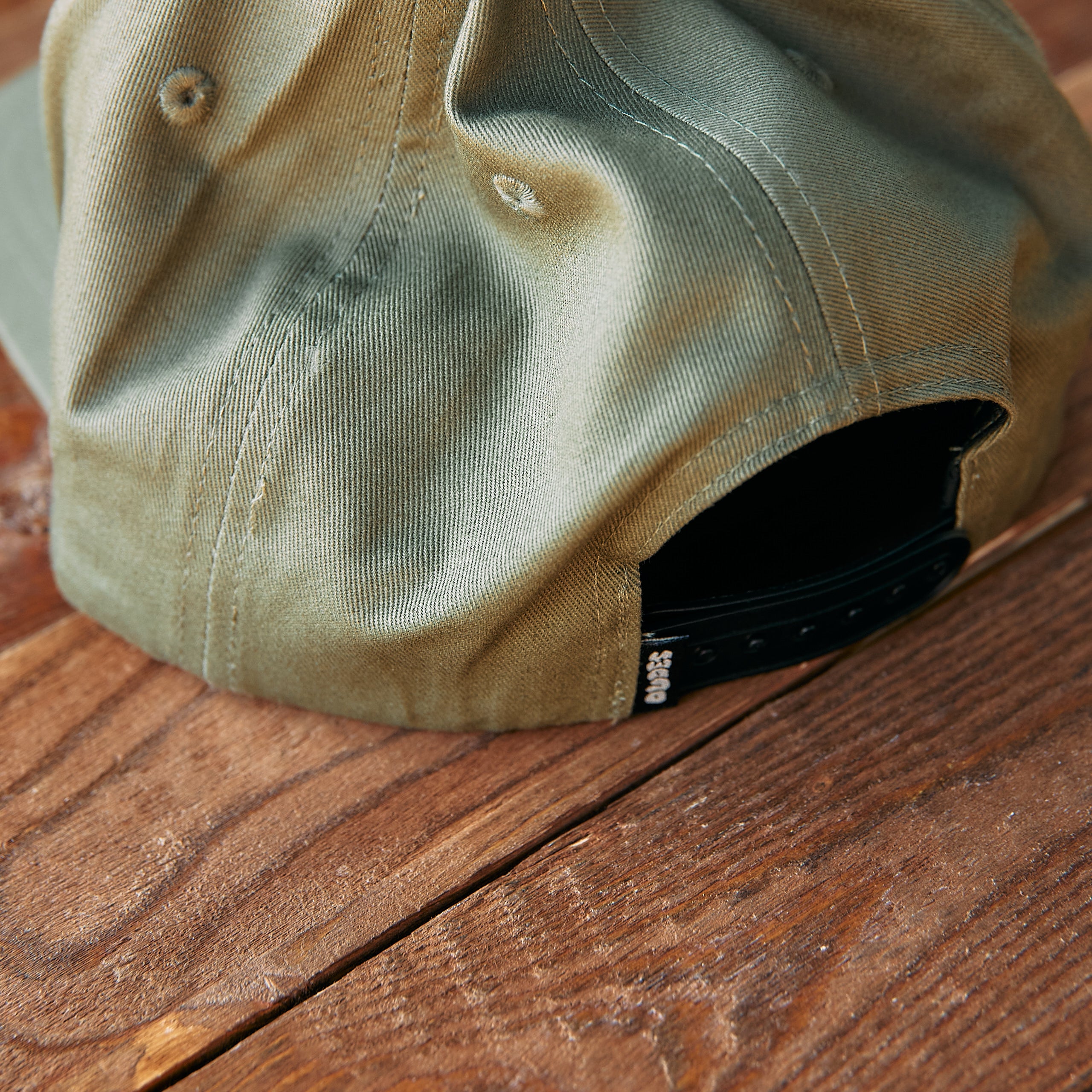 The Dudes No Reasons Structured 5 Panel Cap - Cedar Green