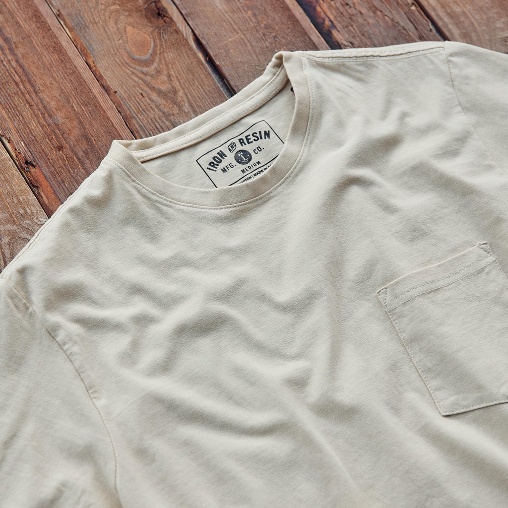 Iron & Resin - Faded Pocket Tee - Bronze