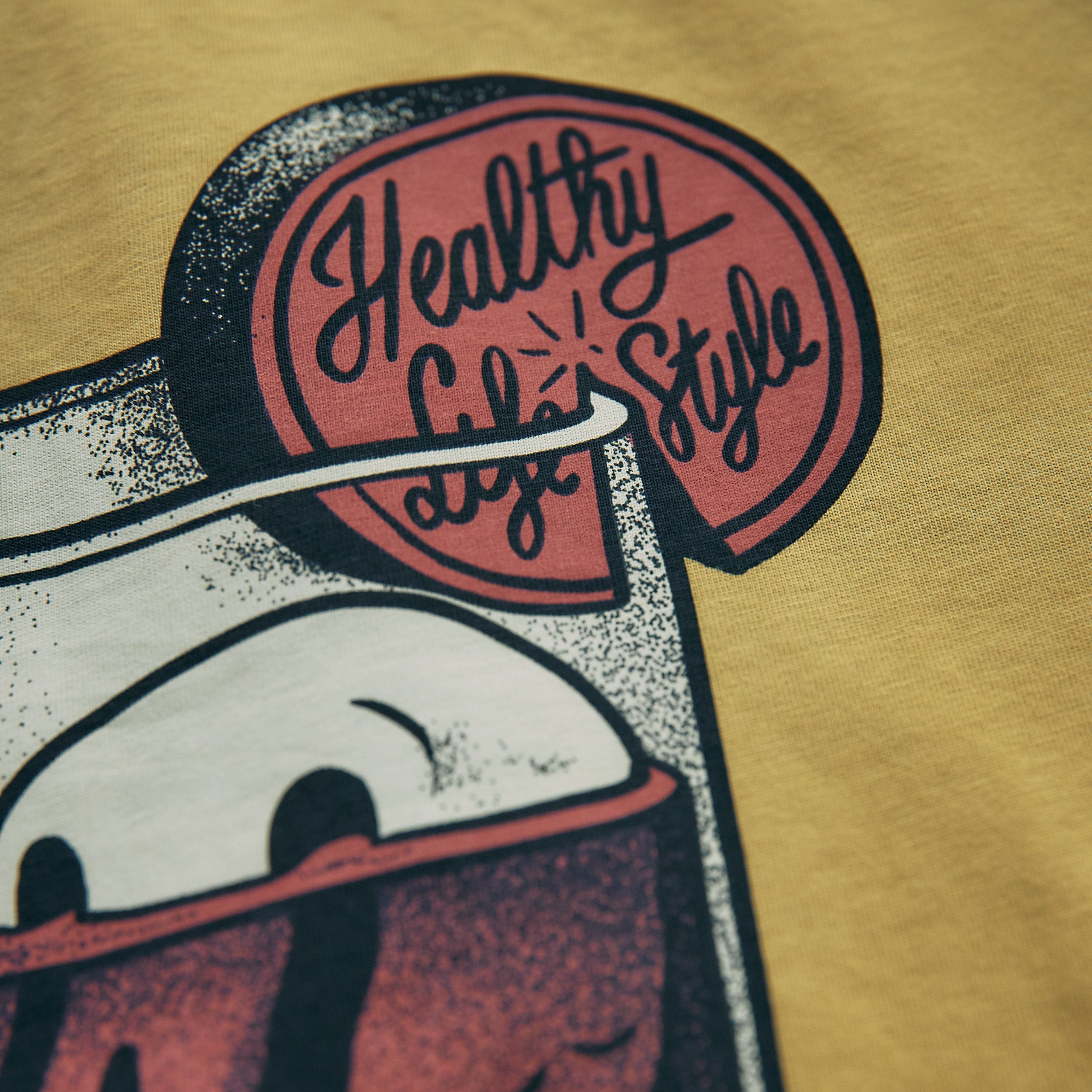 The Dudes - Healthy T-Shirt - olive oil