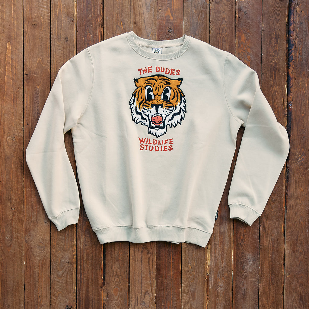 The Dudes Wildlife Studies Classic Sweatshirt - Almond milk