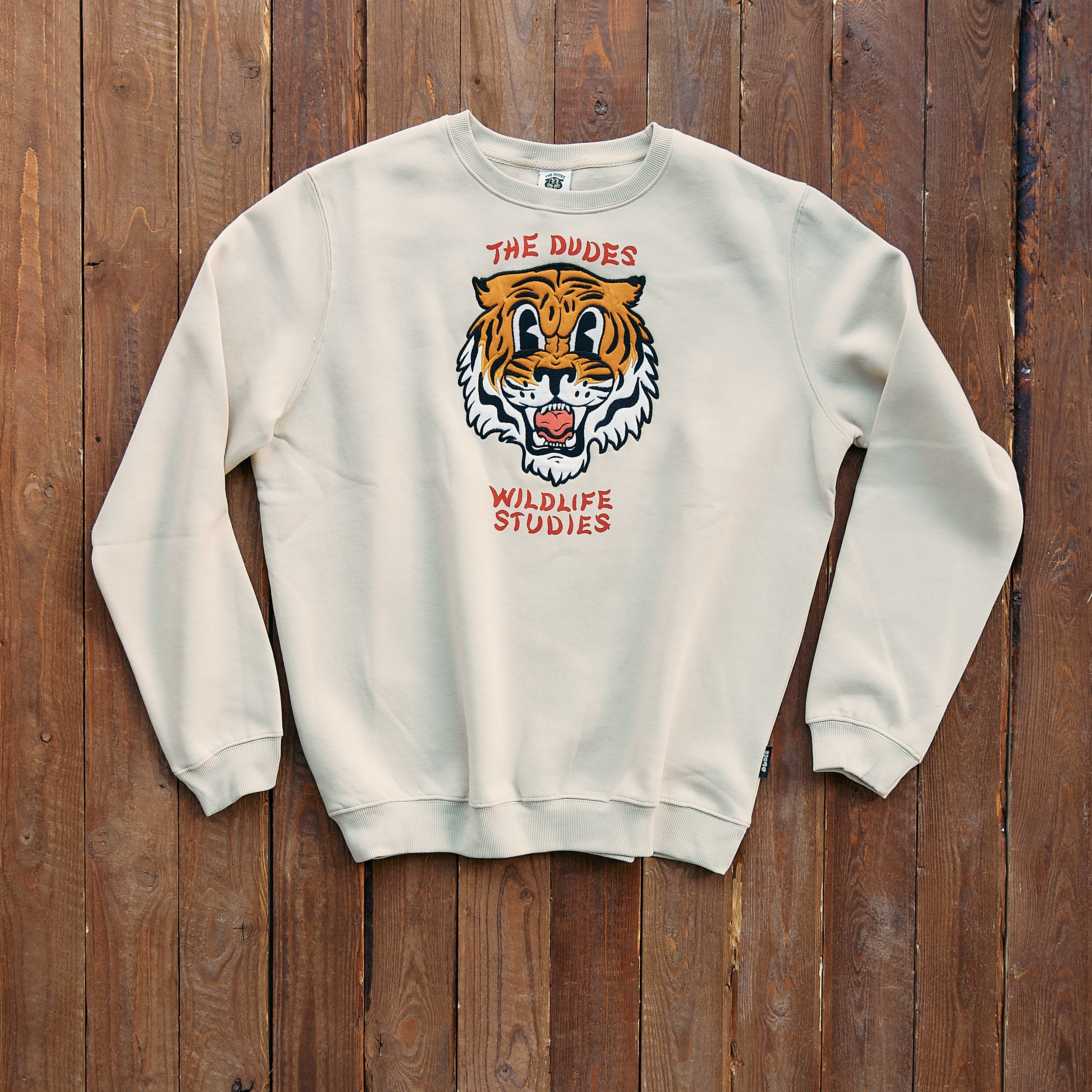 The Dudes Wildlife Studies Classic Sweatshirt - Almond milk