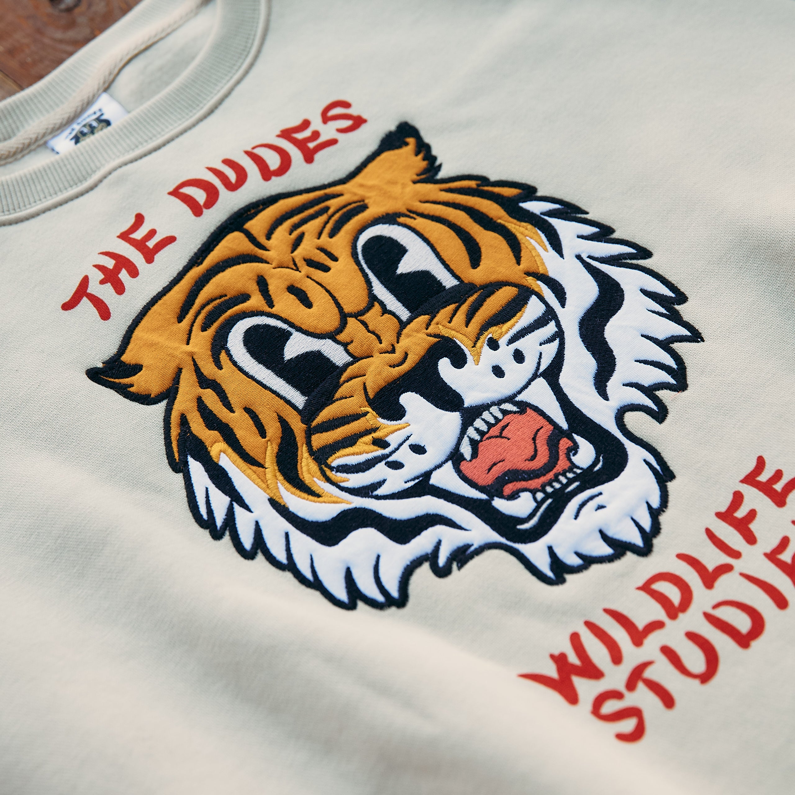 The Dudes Wildlife Studies Classic Sweatshirt - Almond milk
