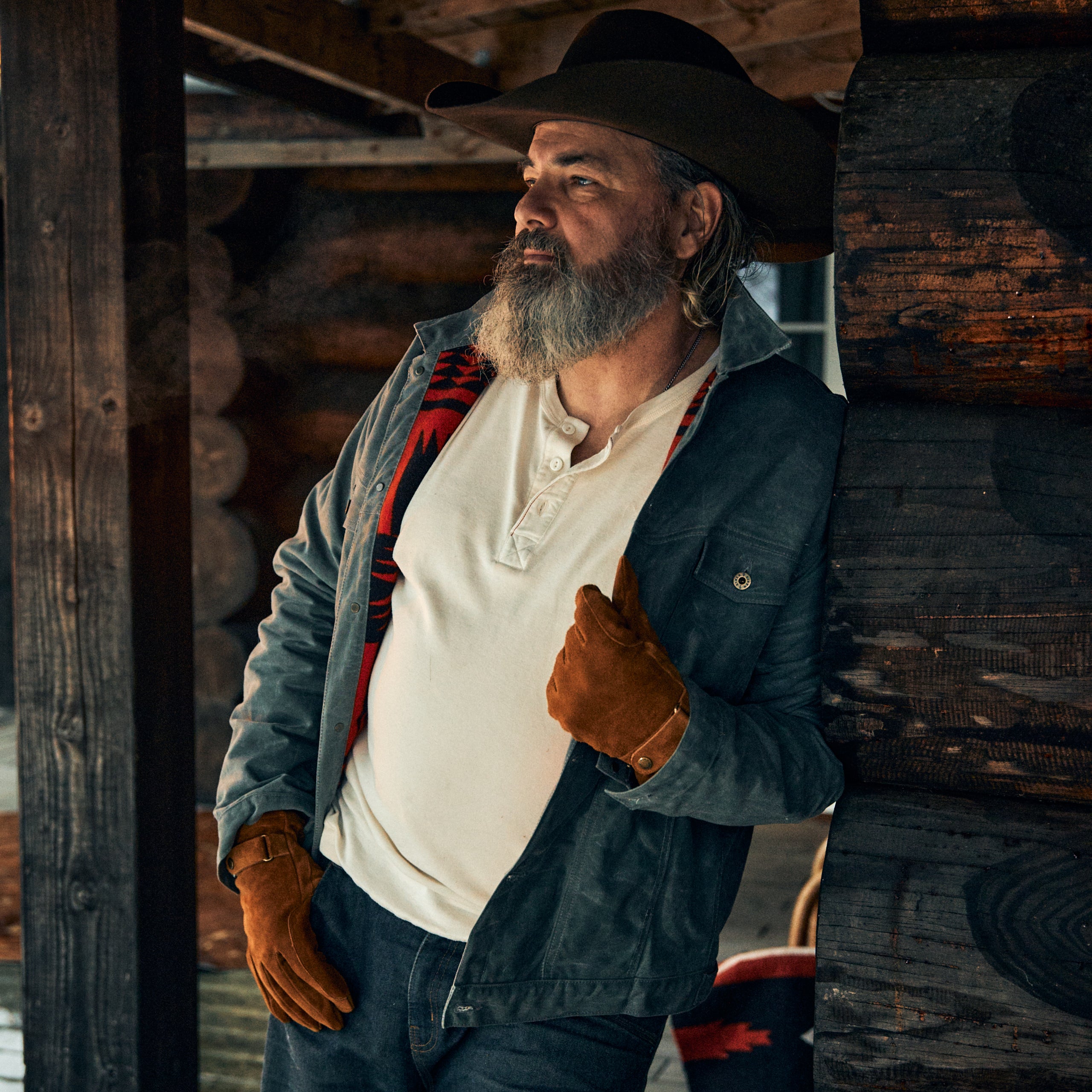 Ginew - Legends Rider - Charcoal/Pendleton Lining – Jake's Apparel