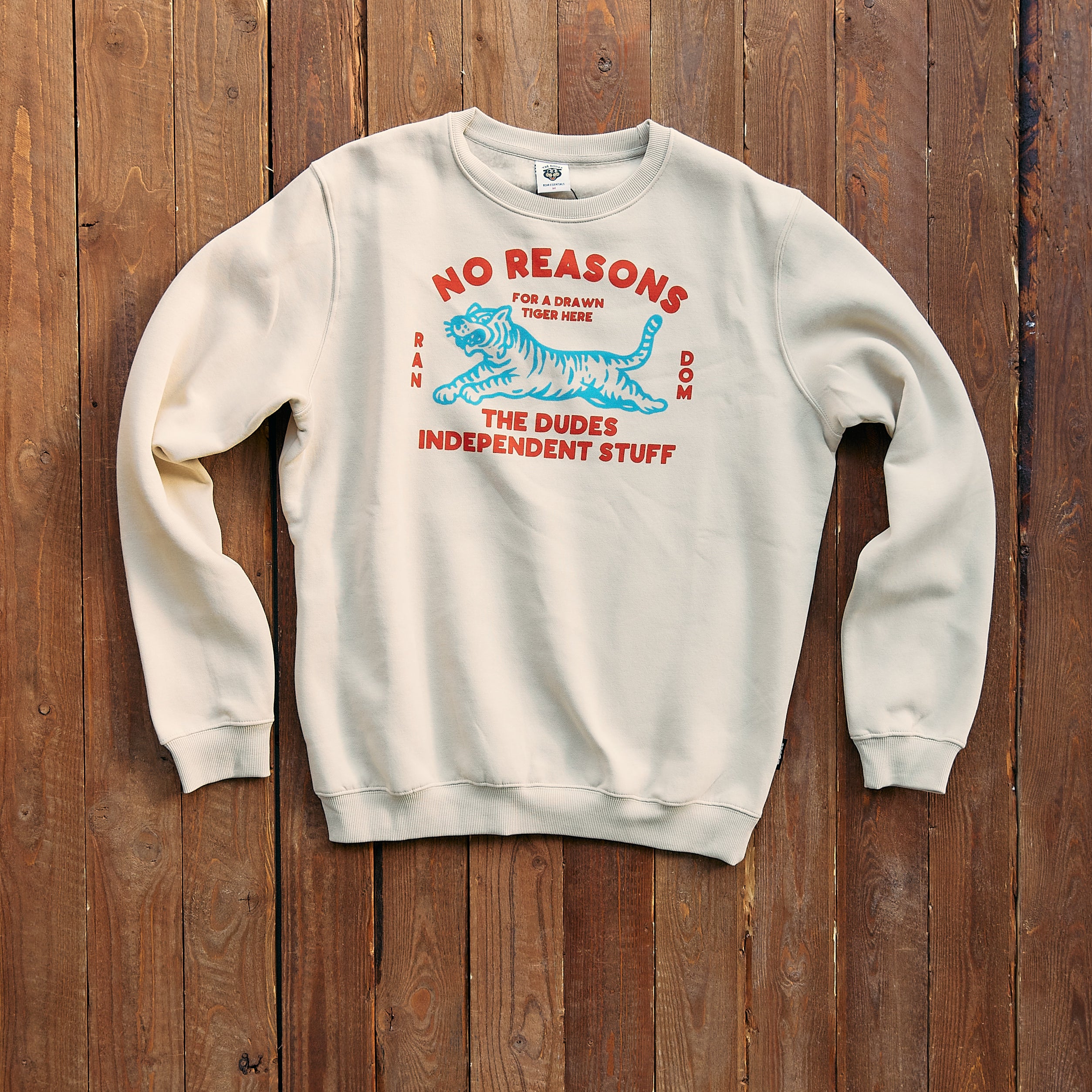 The Dudes - No Reasons Sweatshirt - Warm white