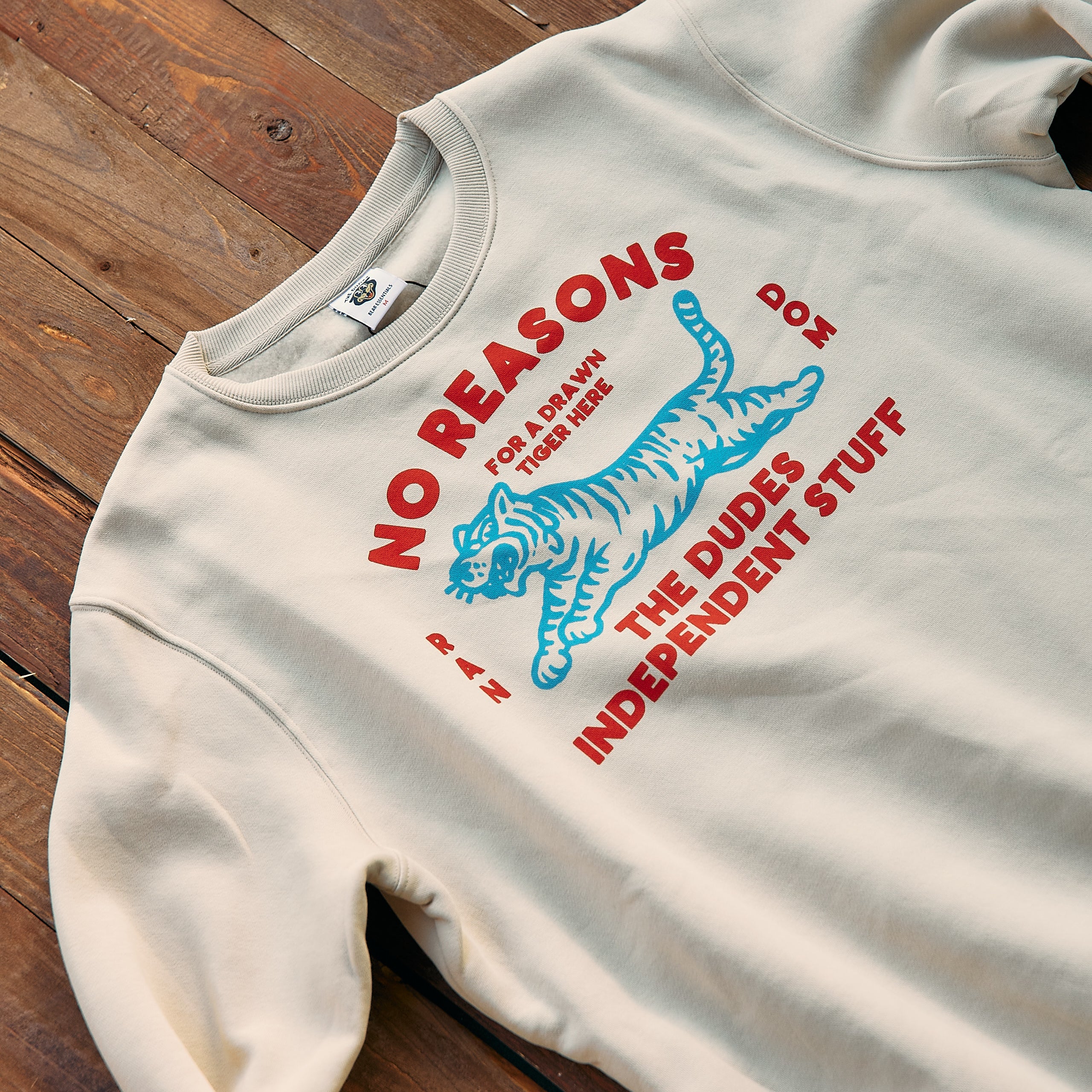 The Dudes - No Reasons Sweatshirt - Warm white