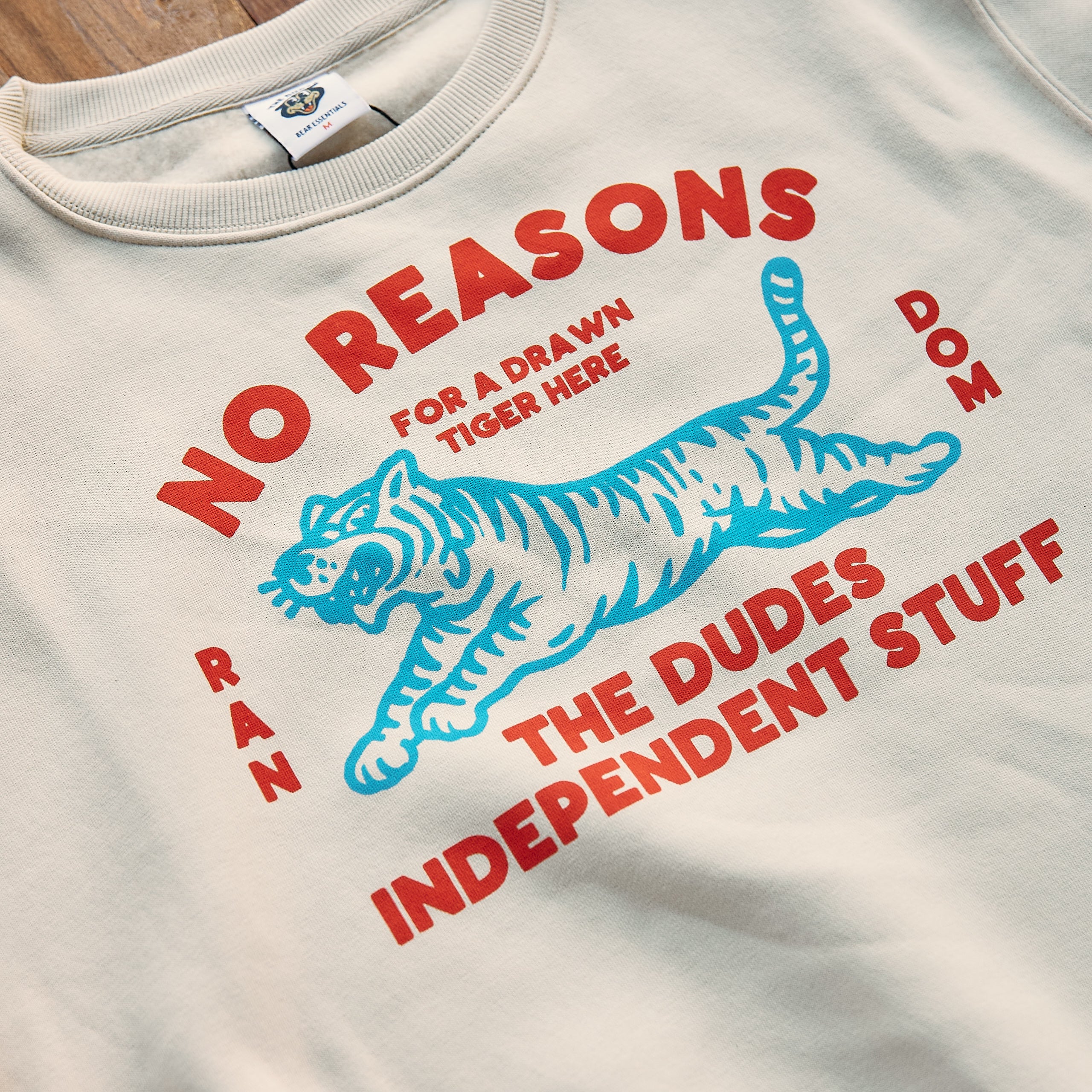 The Dudes - No Reasons Sweatshirt - Warm white