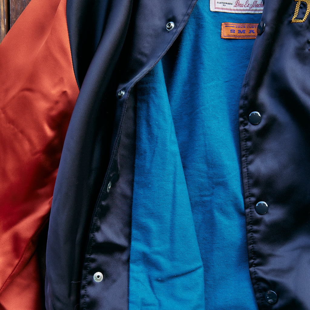 Deus Ex Machina - Off Beat Jacket - Orange/Navy