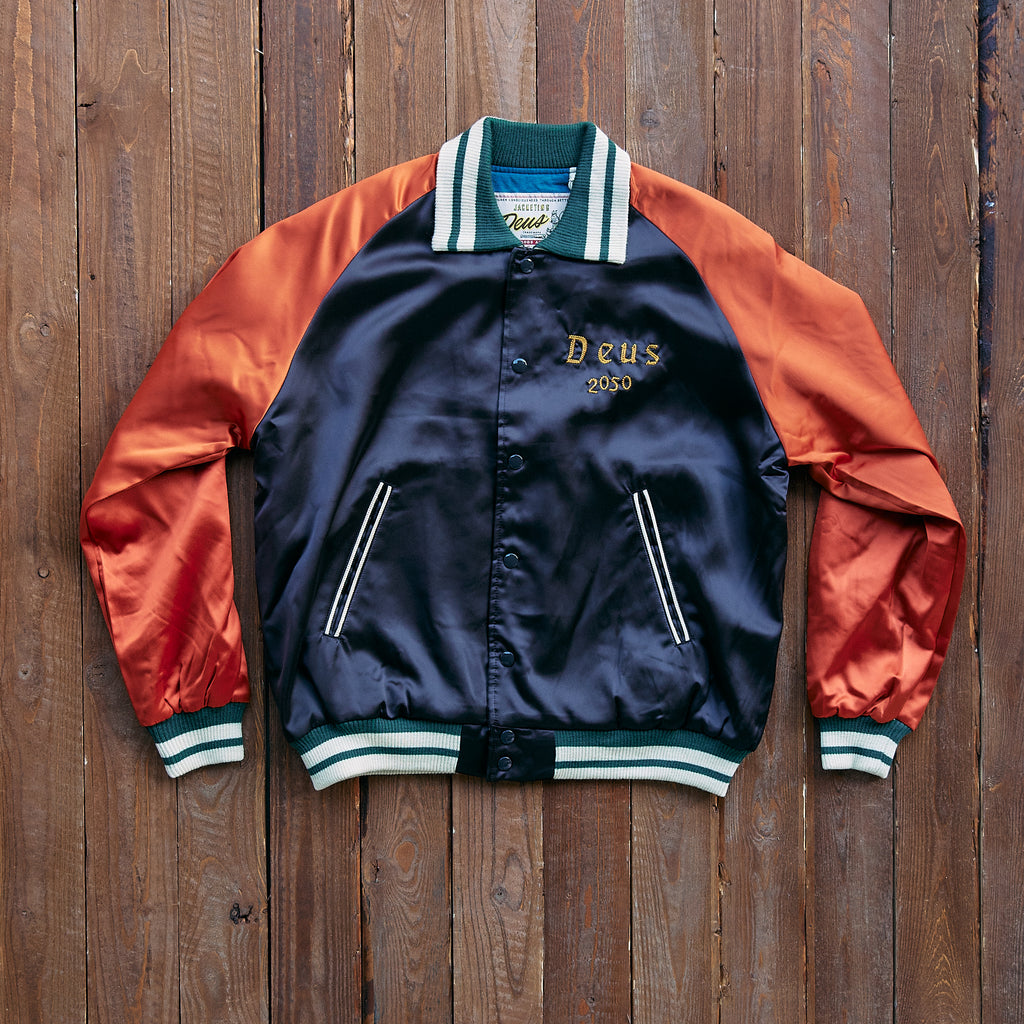 Deus Ex Machina - Off Beat Jacket - Orange/Navy