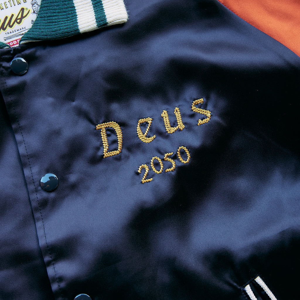 Deus Ex Machina - Off Beat Jacket - Orange/Navy
