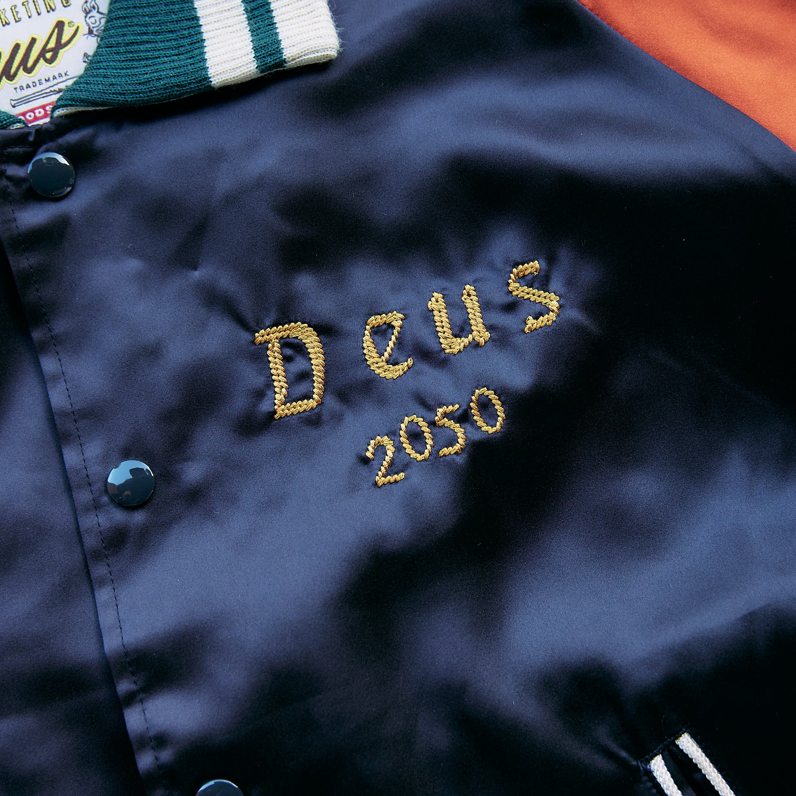 Deus Ex Machina - Off Beat Jacket - Orange/Navy