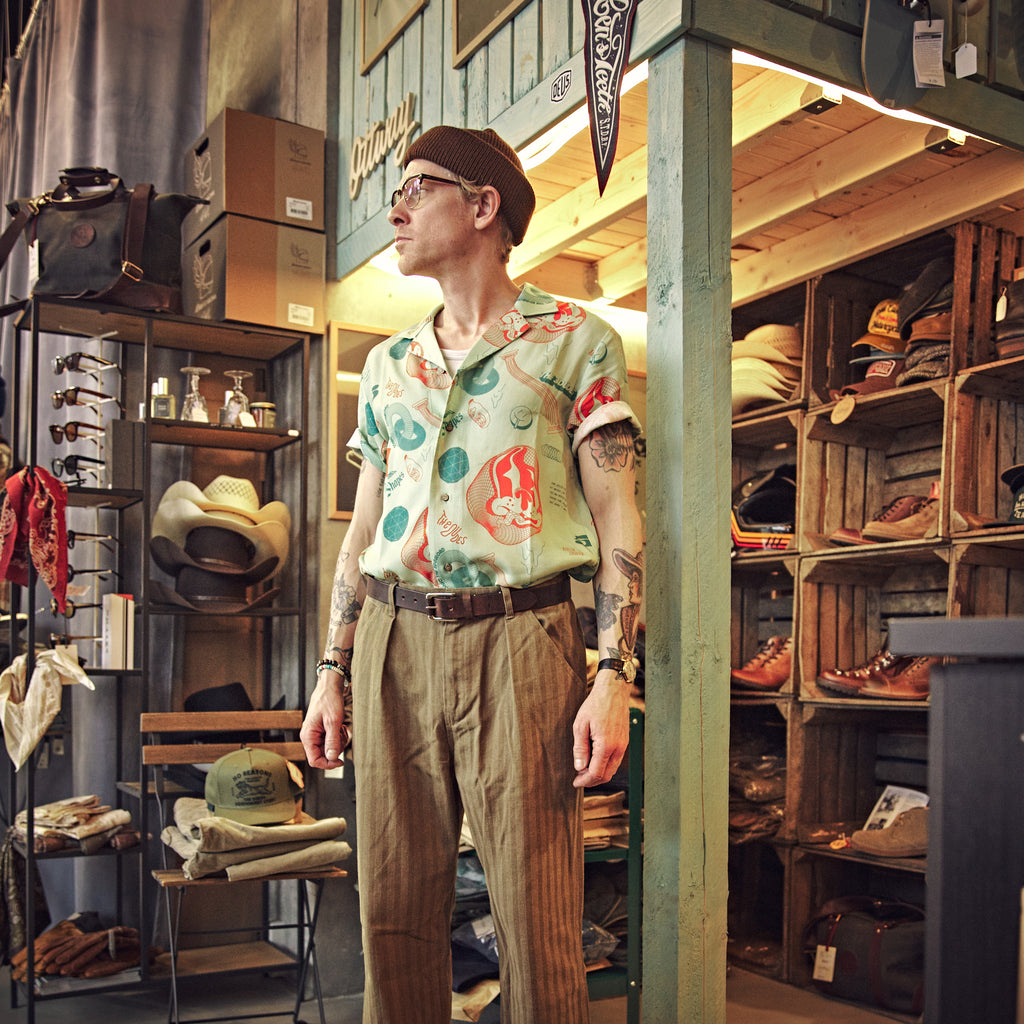 The Dudes - 3Dudes Hawaiian Shirt - Grøn