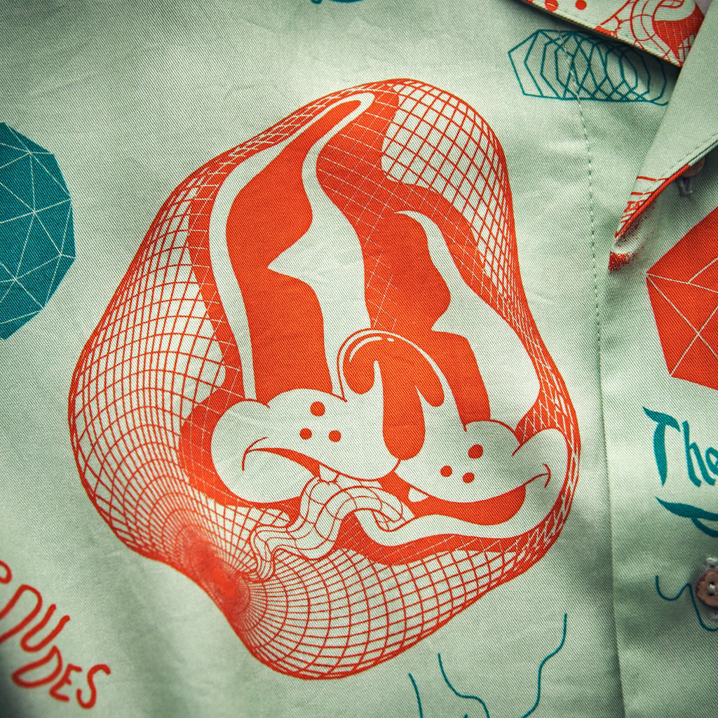 The Dudes - 3Dudes Hawaiian Shirt - Grøn