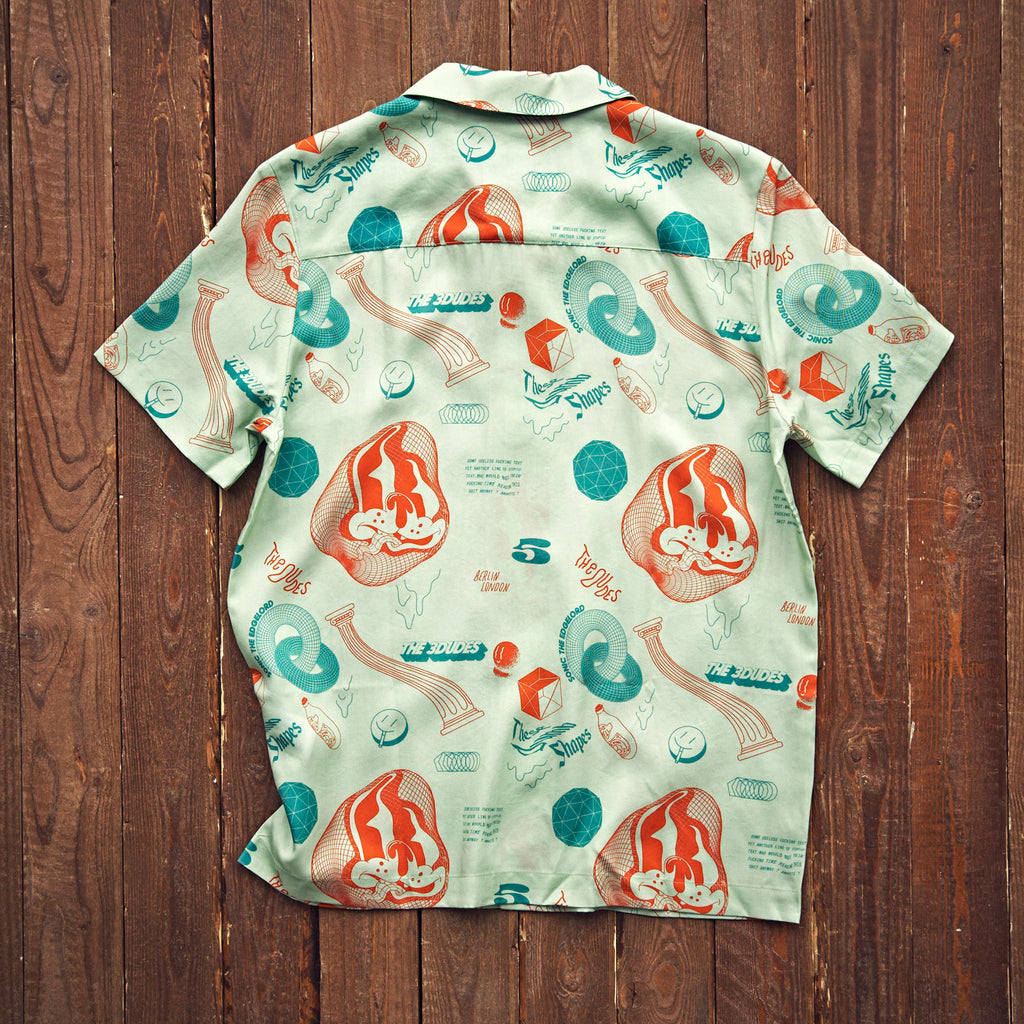 The Dudes - 3Dudes Hawaiian Shirt - Grøn
