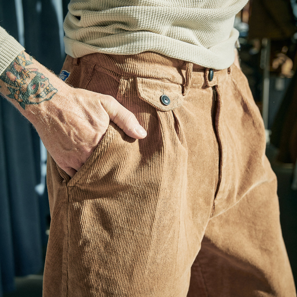 DEUS - Fløjlsbukser - Malvo Cord Pants - Bronze