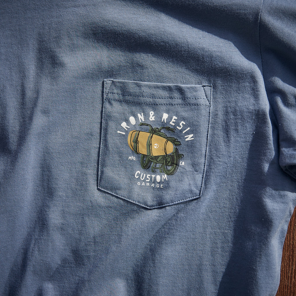 Iron & Resin - Custom Garage Pocket tee