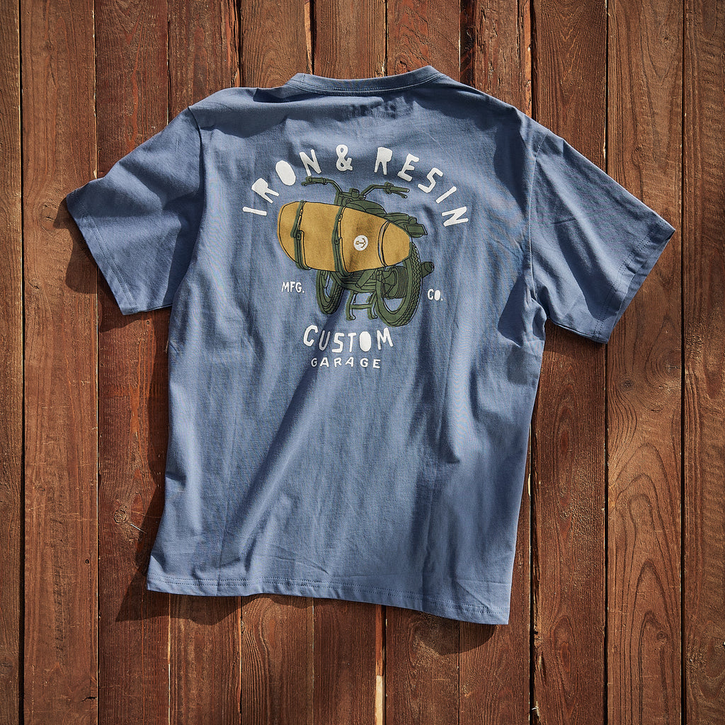 Iron & Resin - Custom Garage Pocket tee