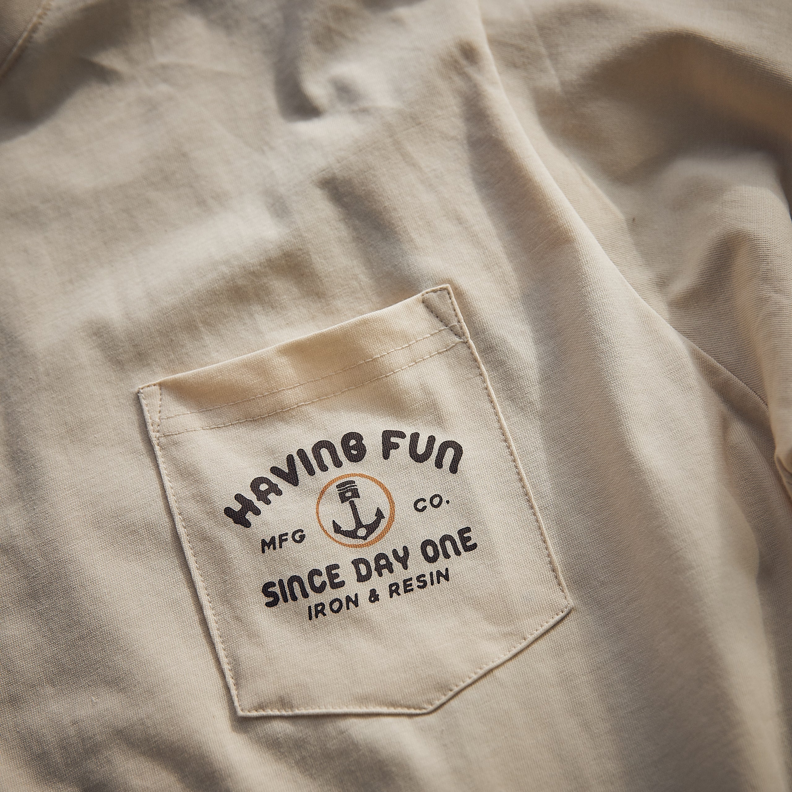 Iron & Resin - Having Fun Pocket Tee