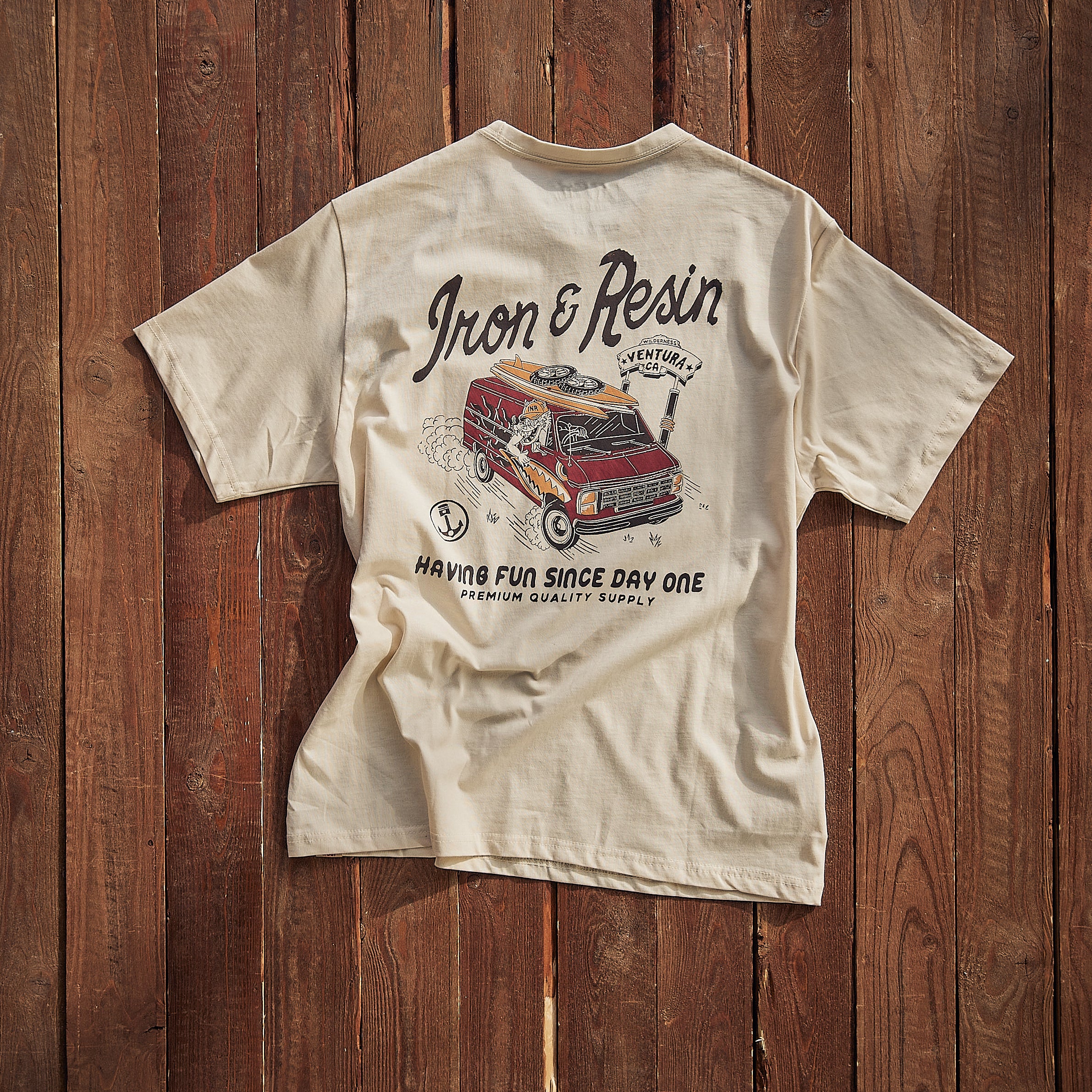 Iron & Resin - Having Fun Pocket Tee