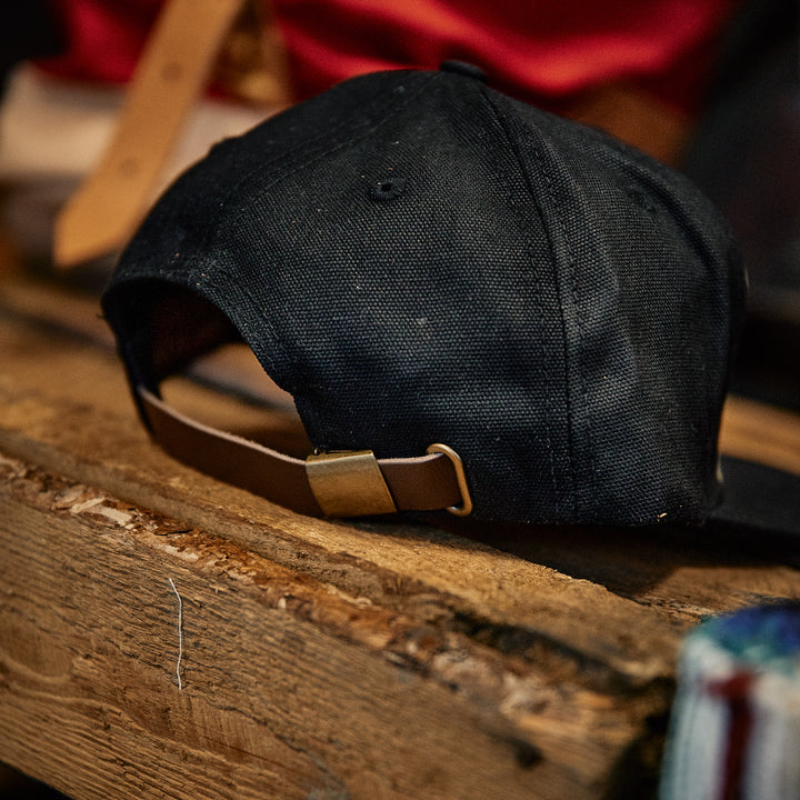 Iron & Resin - Waxed Canvas Trapper Cap - Black