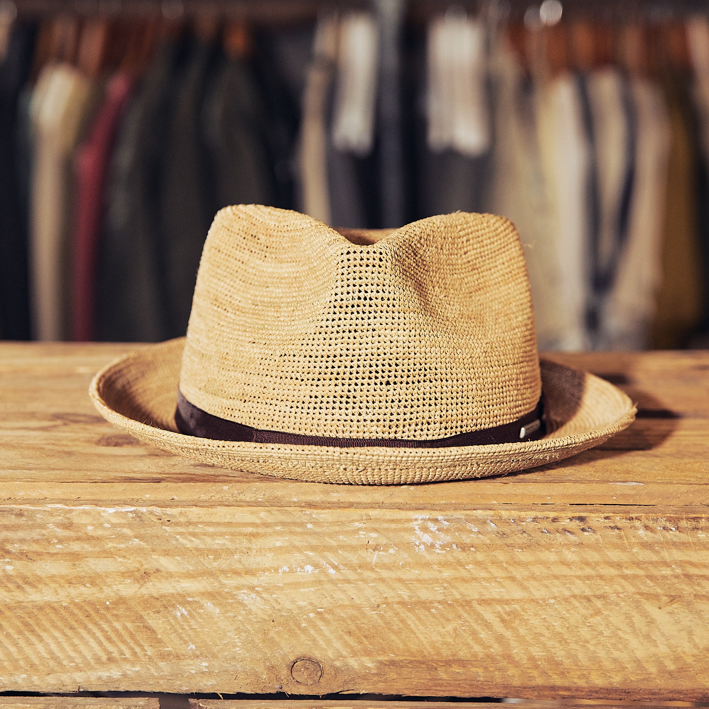 Stetson - Fedora Raffia Crochet