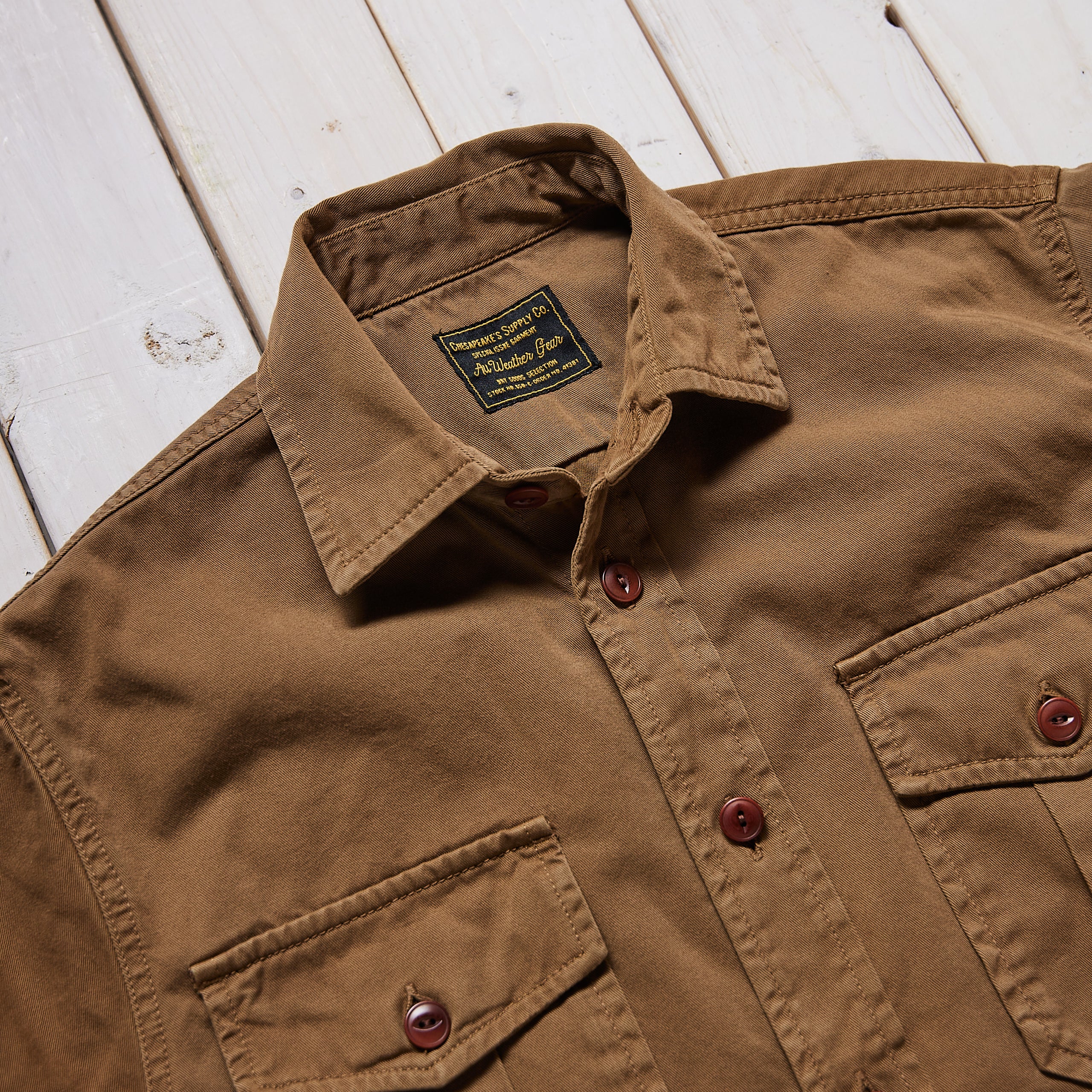CHESAPEAKE'S - Gabardine Officer Shirt