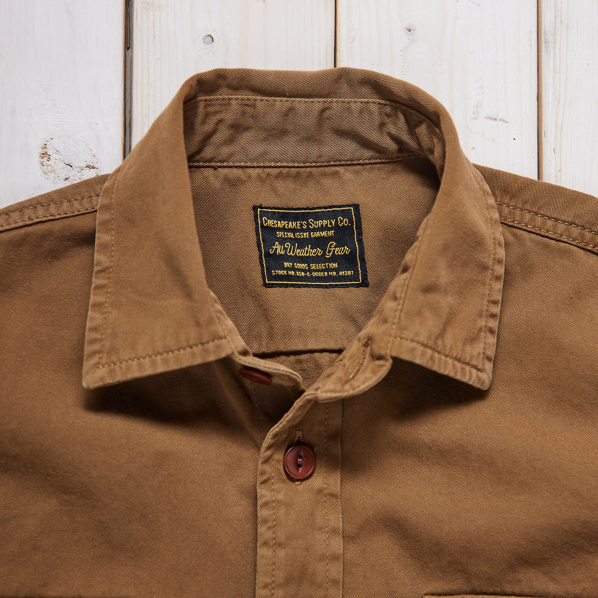 CHESAPEAKE'S - Gabardine Officer Shirt - Alaska