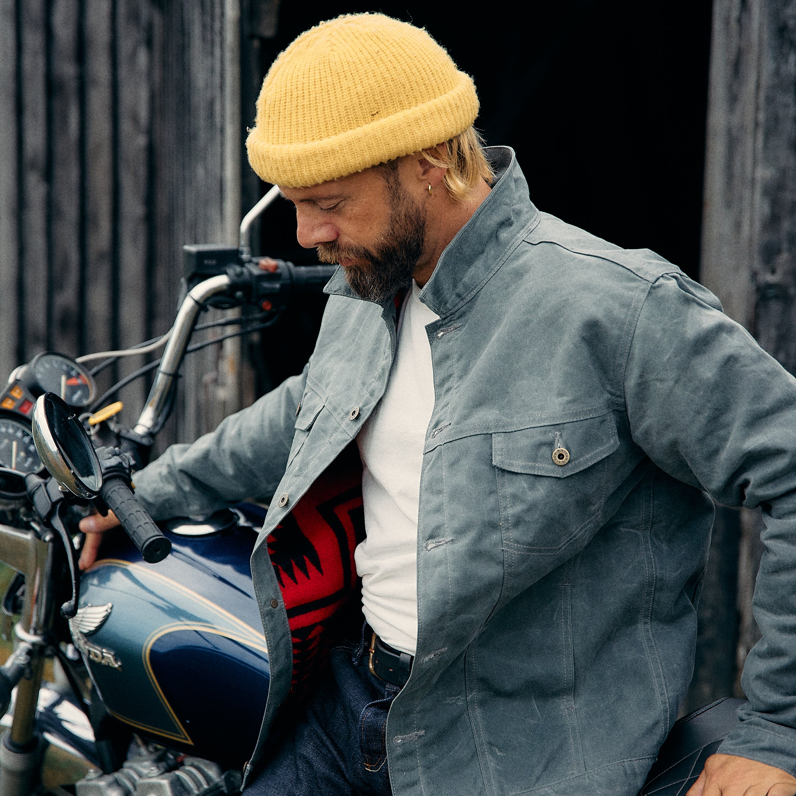 Ginew - Legends Rider - Charcoal + Pendleton