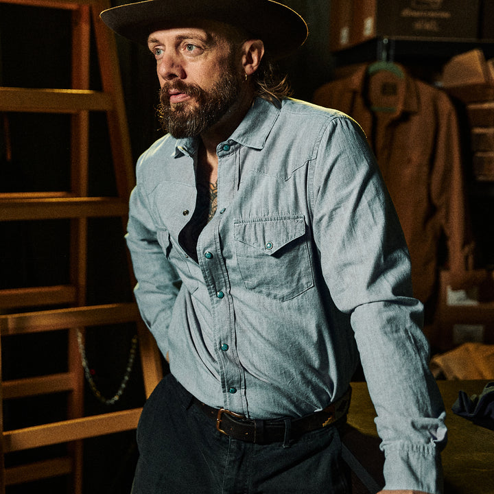 CHESAPEAKE'S - Western Chambray Shirt