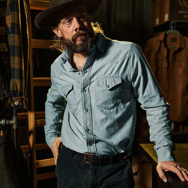 CHESAPEAKE'S - Western Chambray Shirt