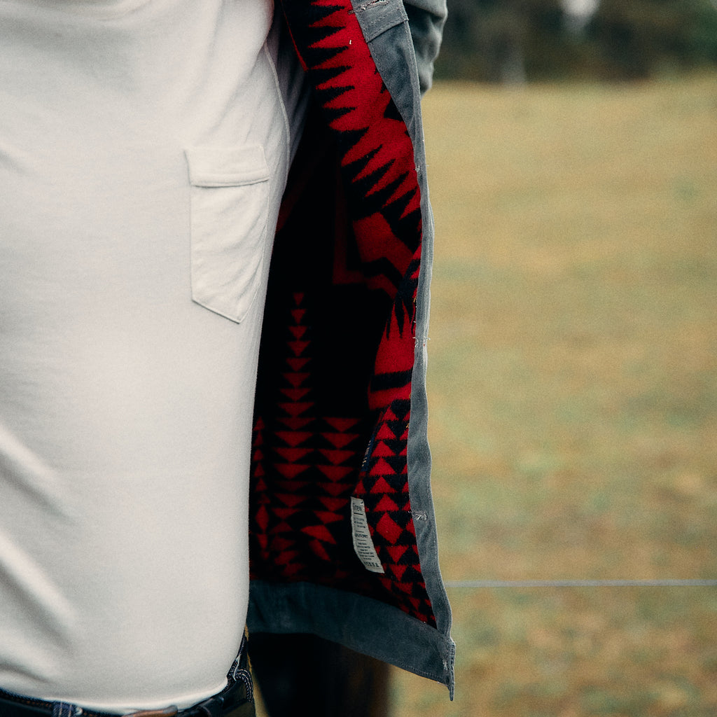 Ginew - Legends Rider - Charcoal + Pendleton