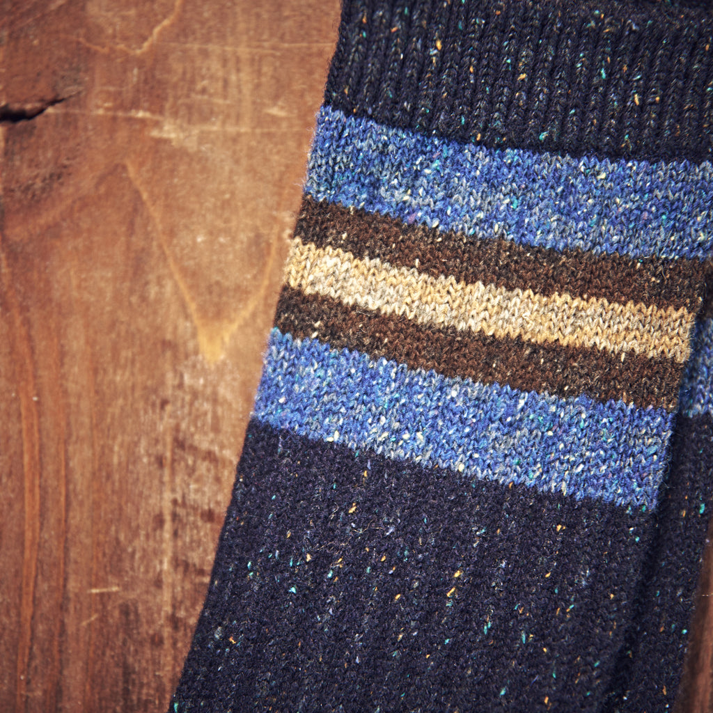 Nigel Cabourn - Sock - ULD/Bomuld/Silke - Blå