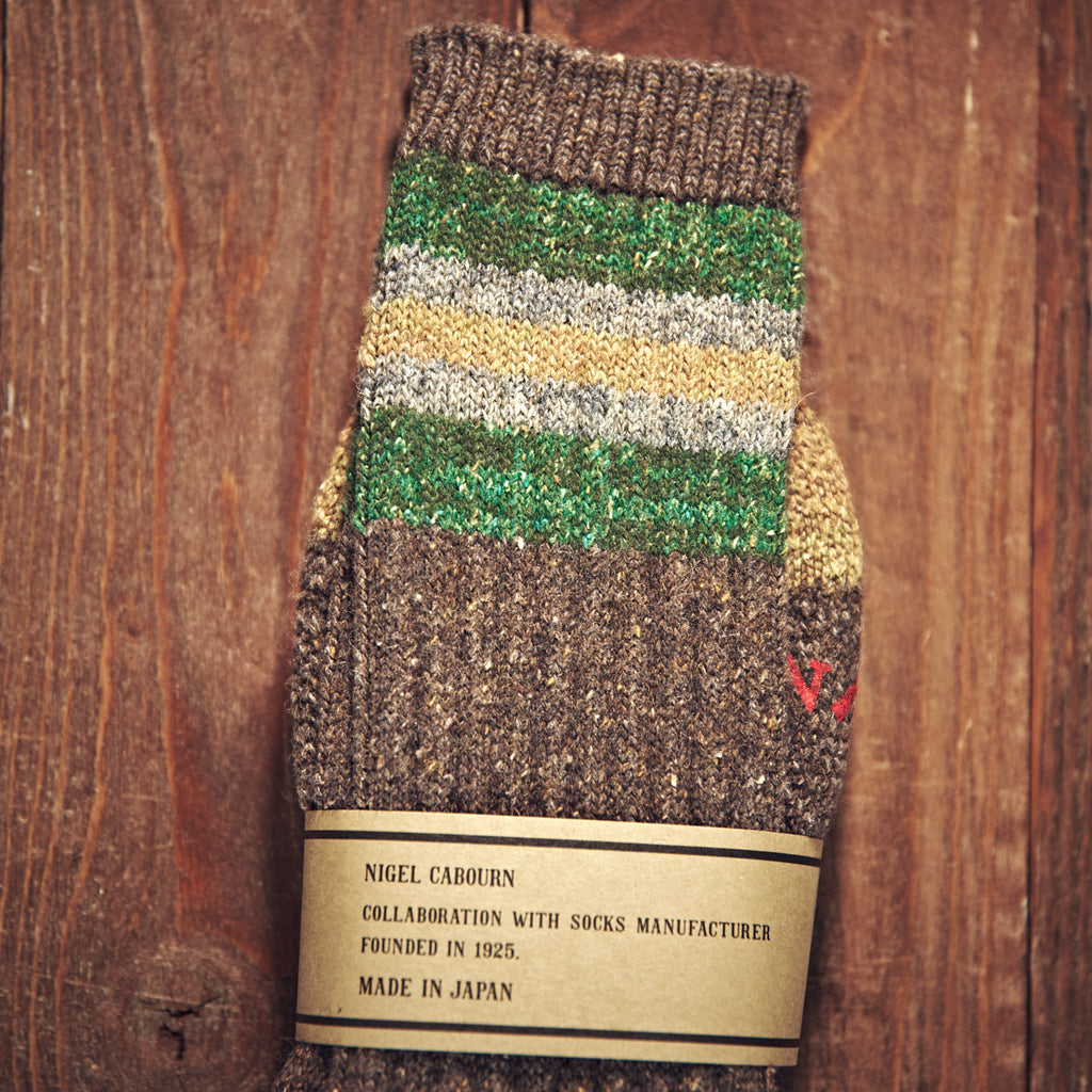 Nigel Cabourn - Sock - ULD/Bomuld/Silke - Grøn