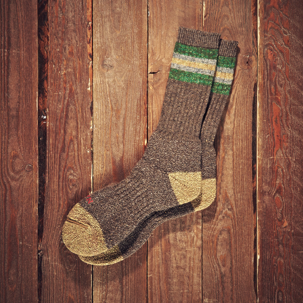 Nigel Cabourn - Sock - ULD/Bomuld/Silke - Grøn