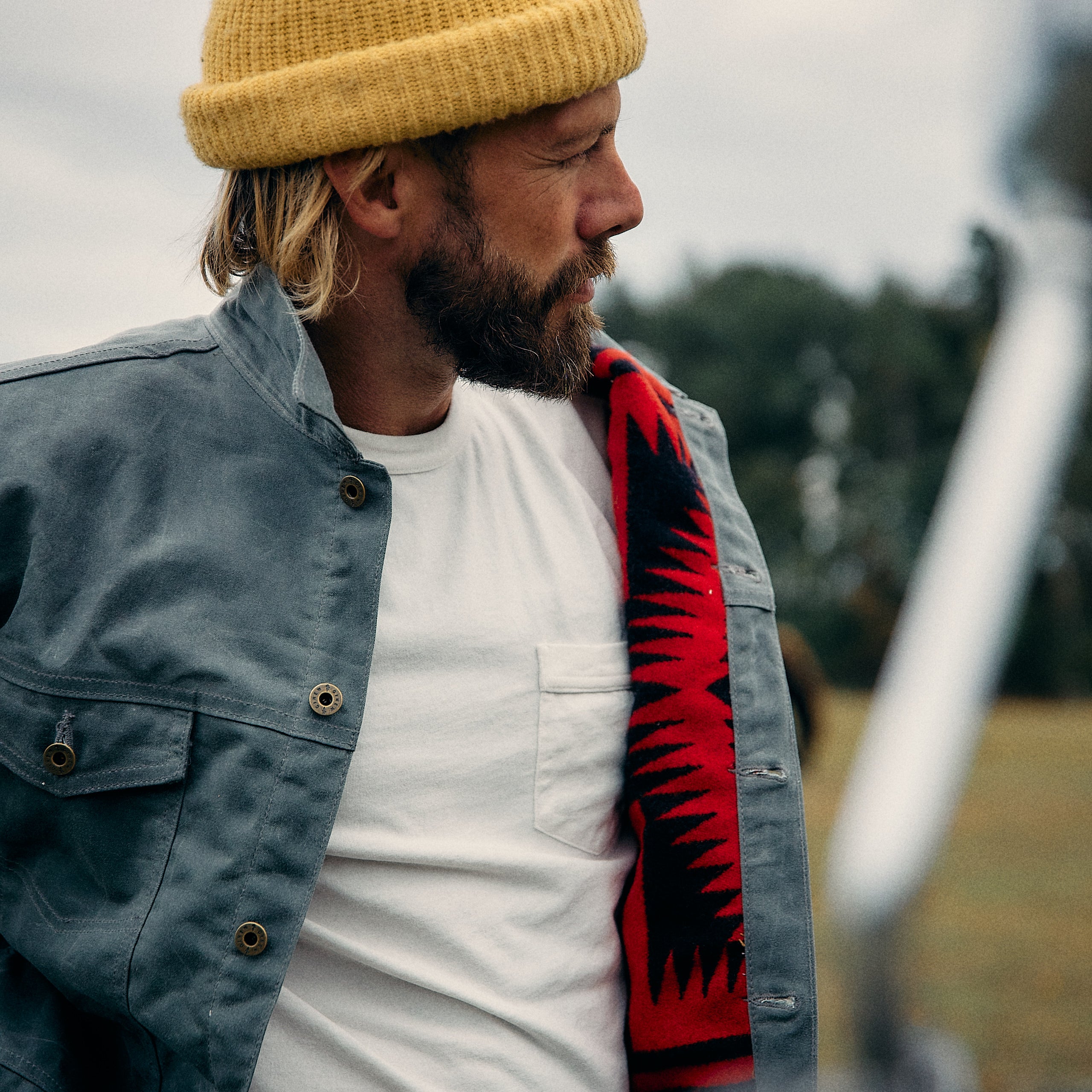 Ginew - Legends Rider - Charcoal + Pendleton