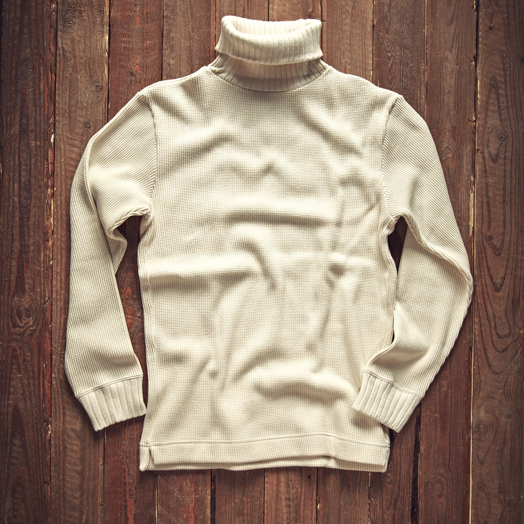 Nigel Cabourn - Rullekrave - Vaffel/Rullekrave - Råhvid