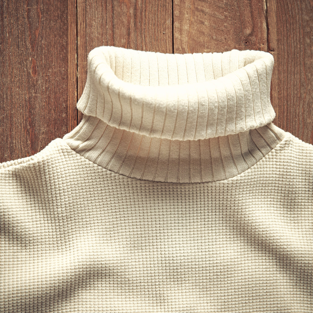 Nigel Cabourn - Rullekrave - Vaffel/Rullekrave - Råhvid