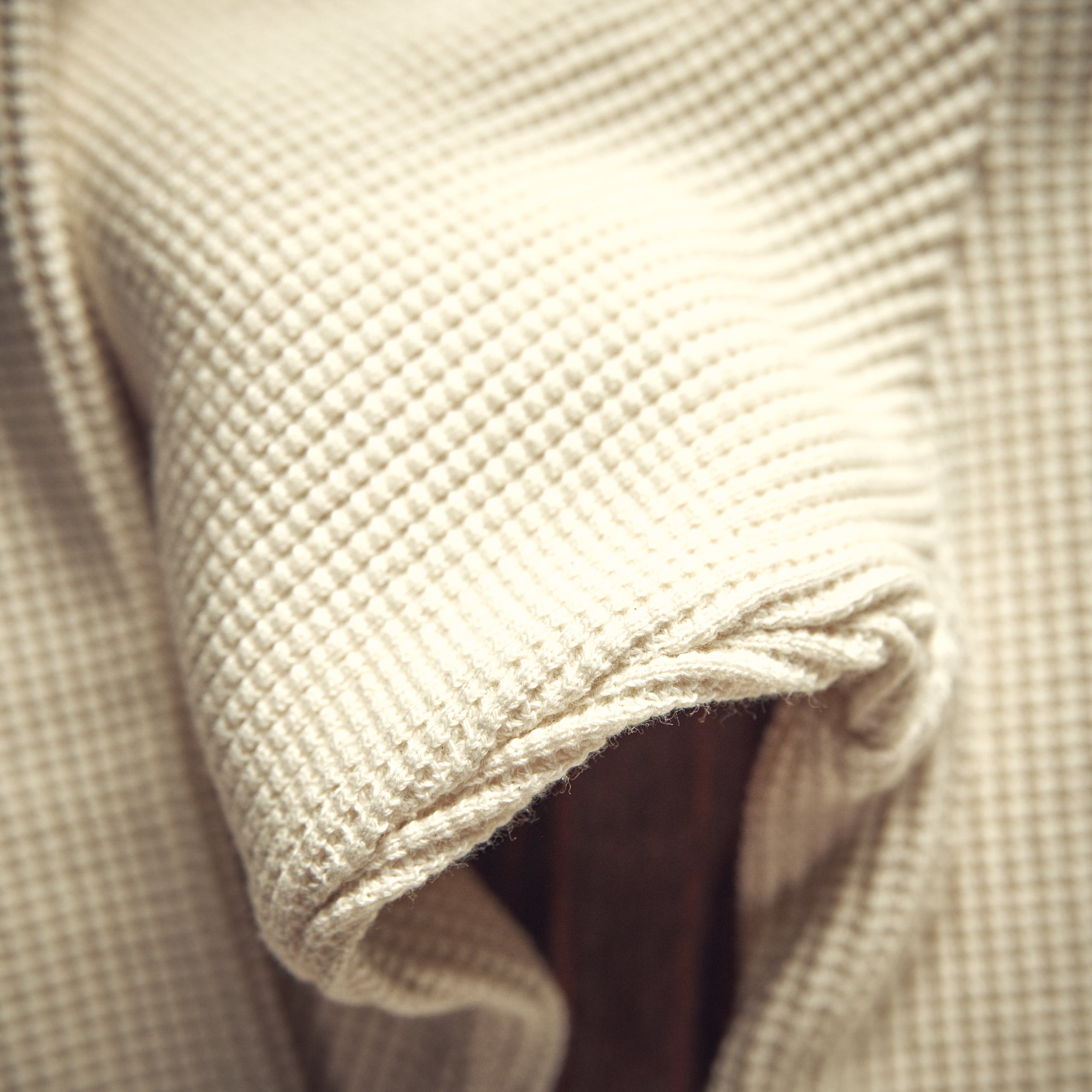 Nigel Cabourn - Rullekrave - Vaffel/Rullekrave - Råhvid