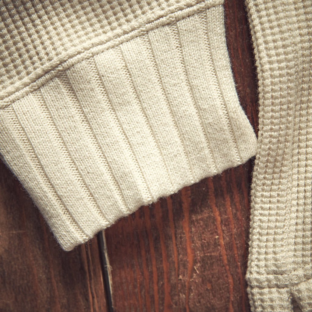 Nigel Cabourn - Rullekrave - Vaffel/Rullekrave - Råhvid