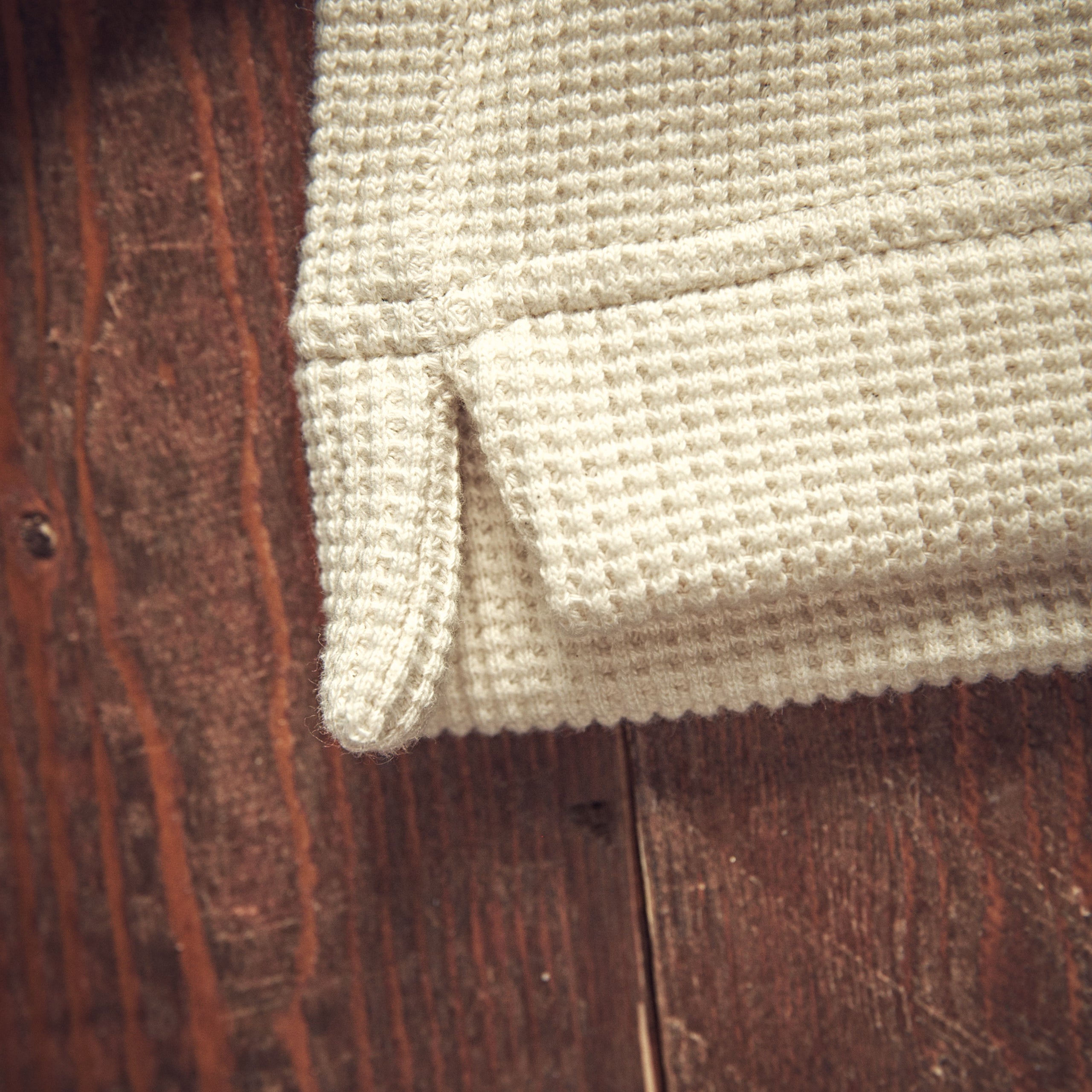 Nigel Cabourn - Rullekrave - Vaffel/Rullekrave - Råhvid