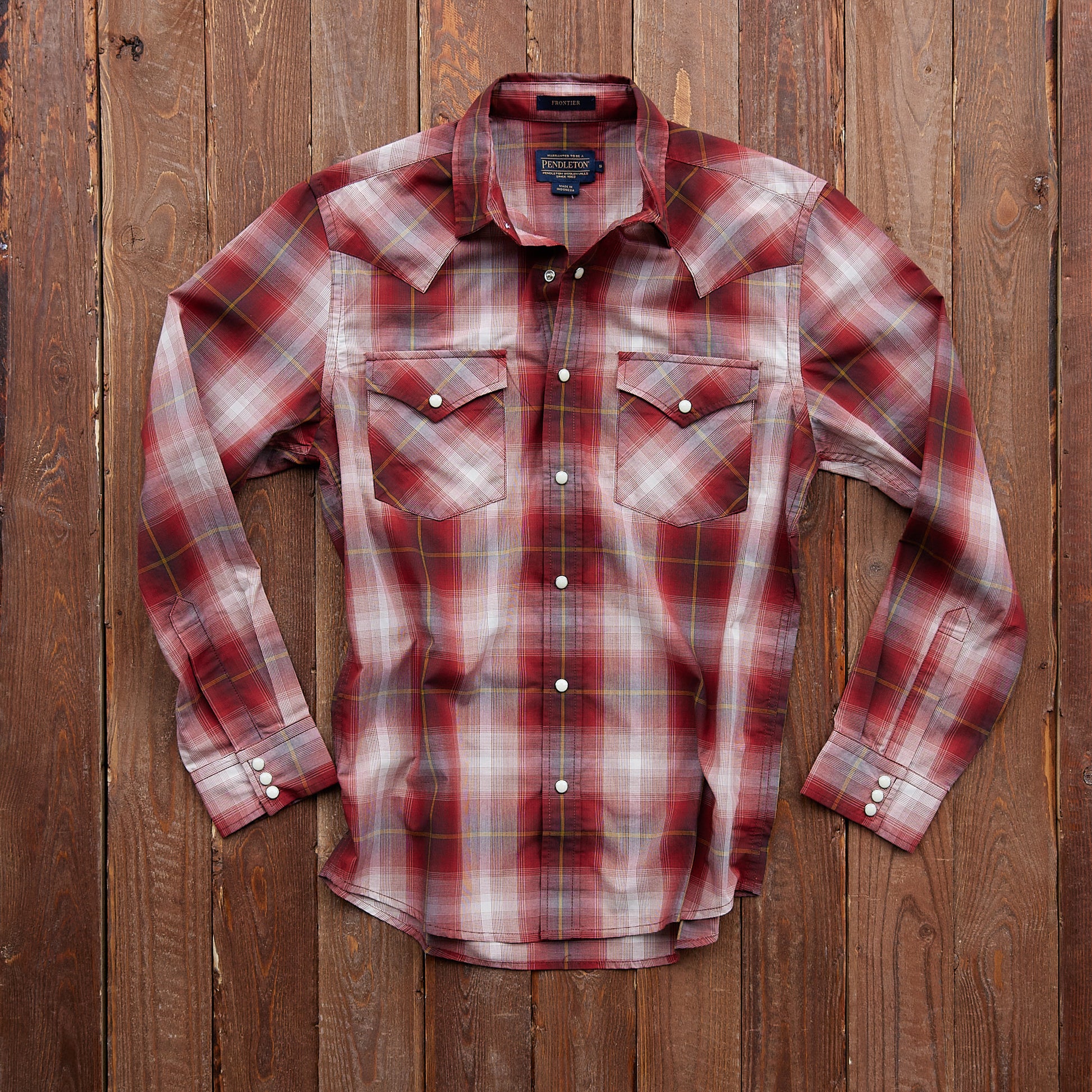 Pendleton - Frontier Shirt - Tan/Red
