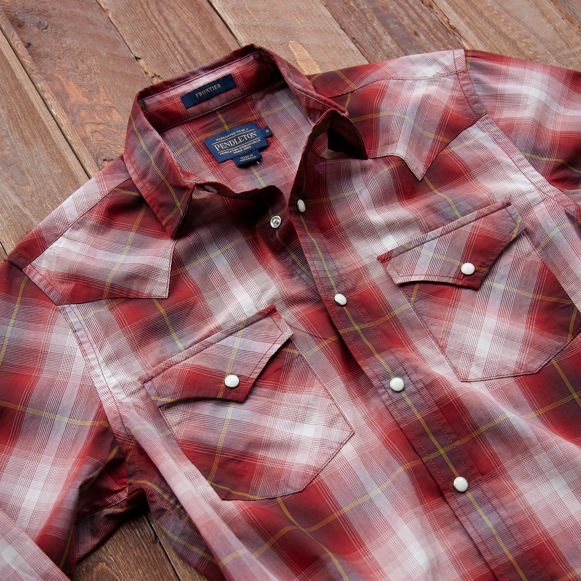 Pendleton - Frontier Shirt - Tan/Red