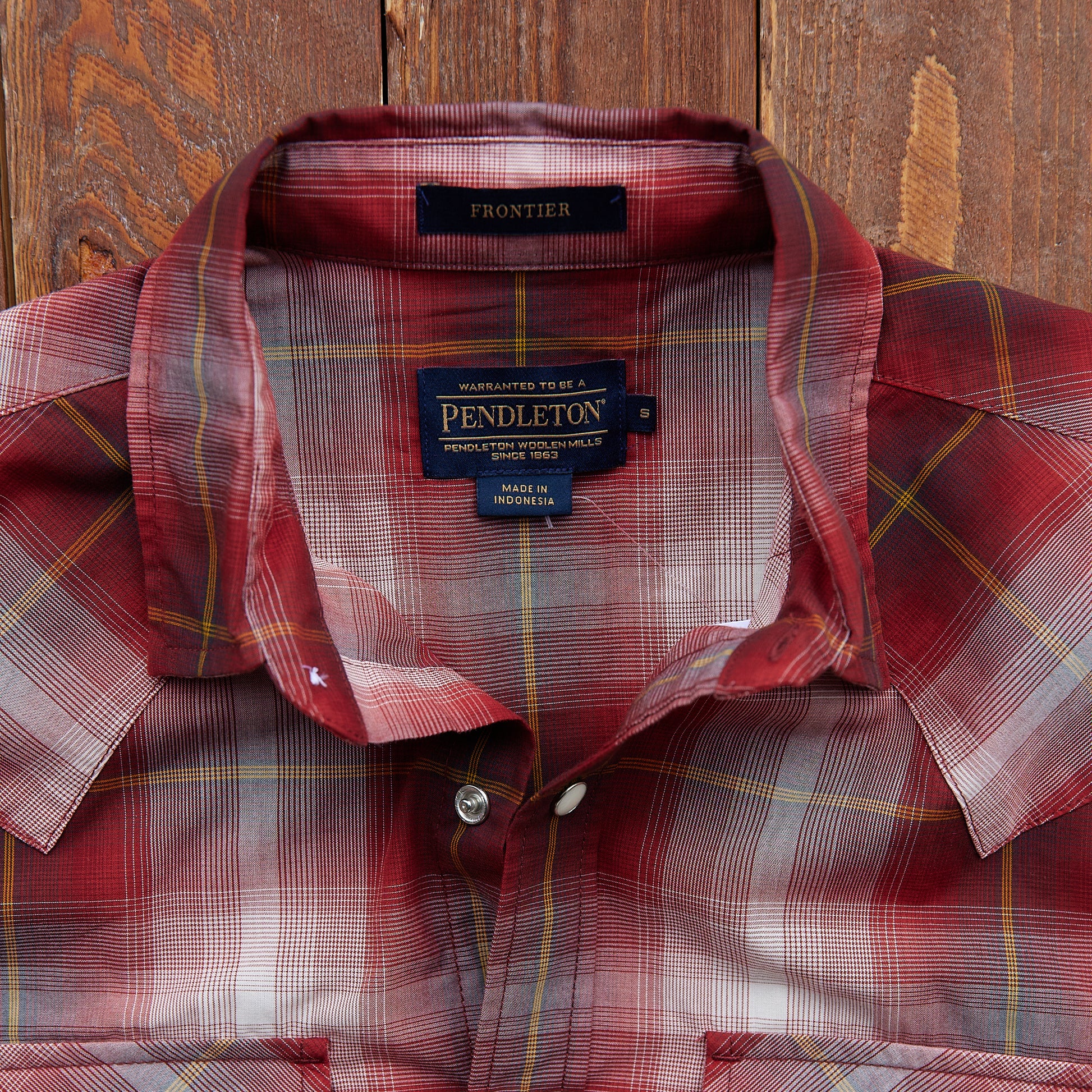 Pendleton - Frontier Shirt - Tan/Red