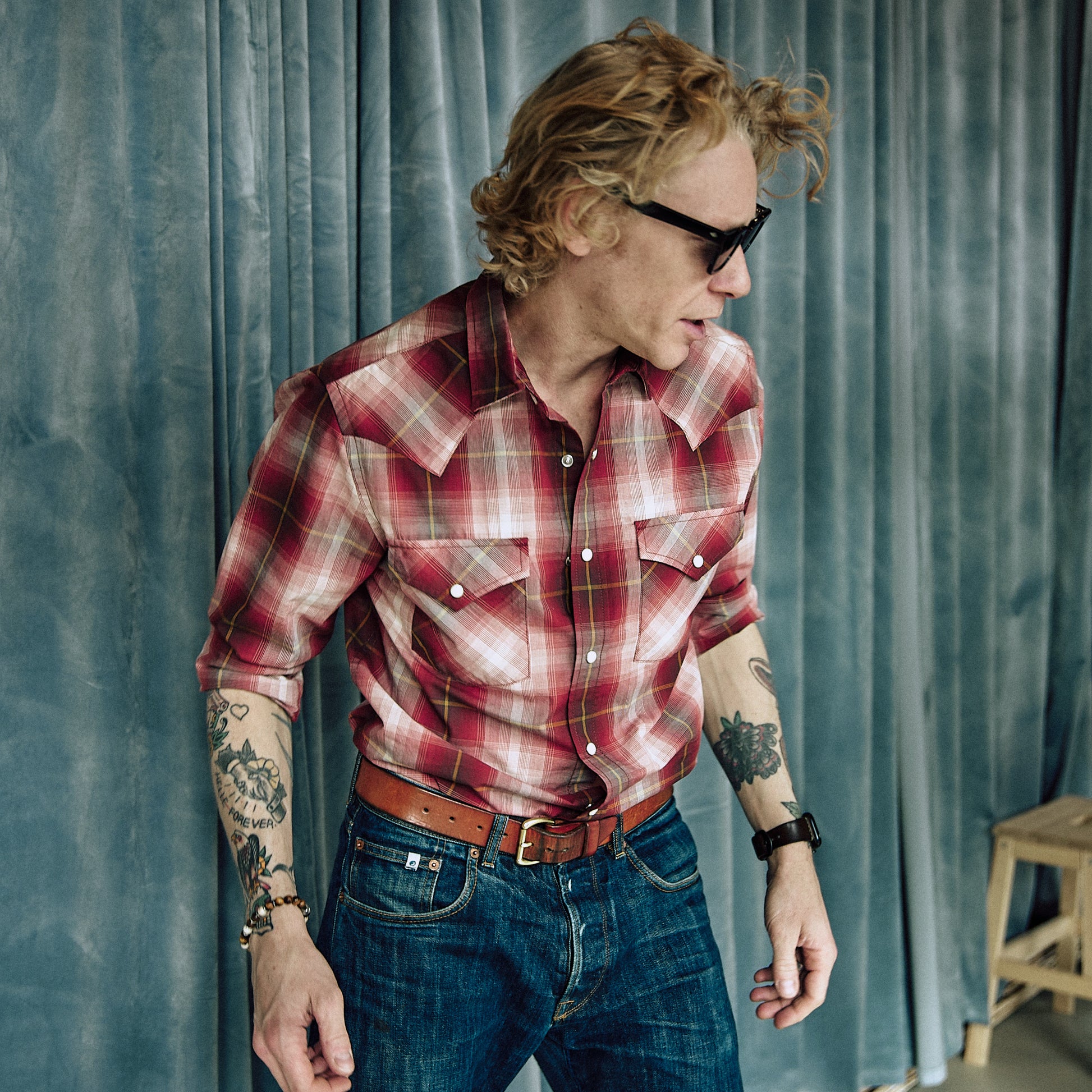 Pendleton - Frontier Shirt - Tan/Red