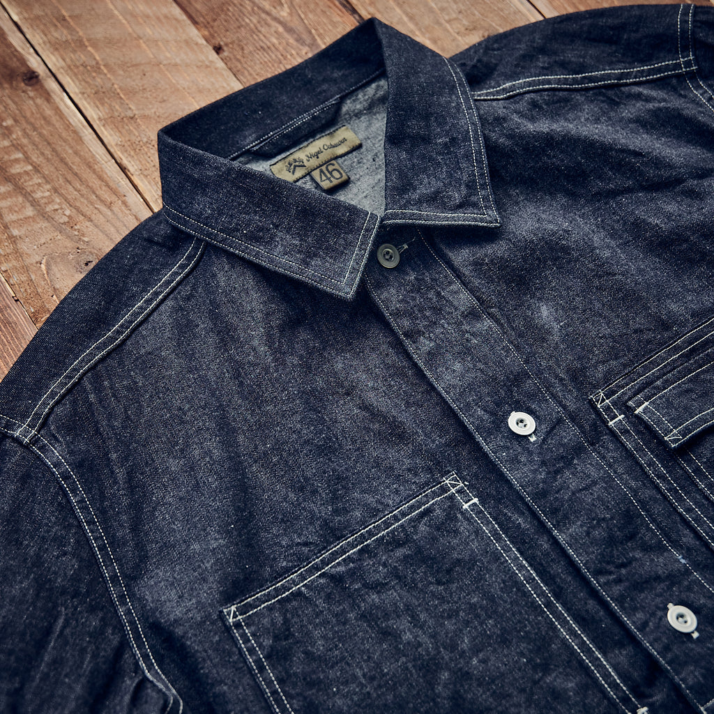 Nigel Cabourn - Utility Shirt Type 2 - Indigo two tone