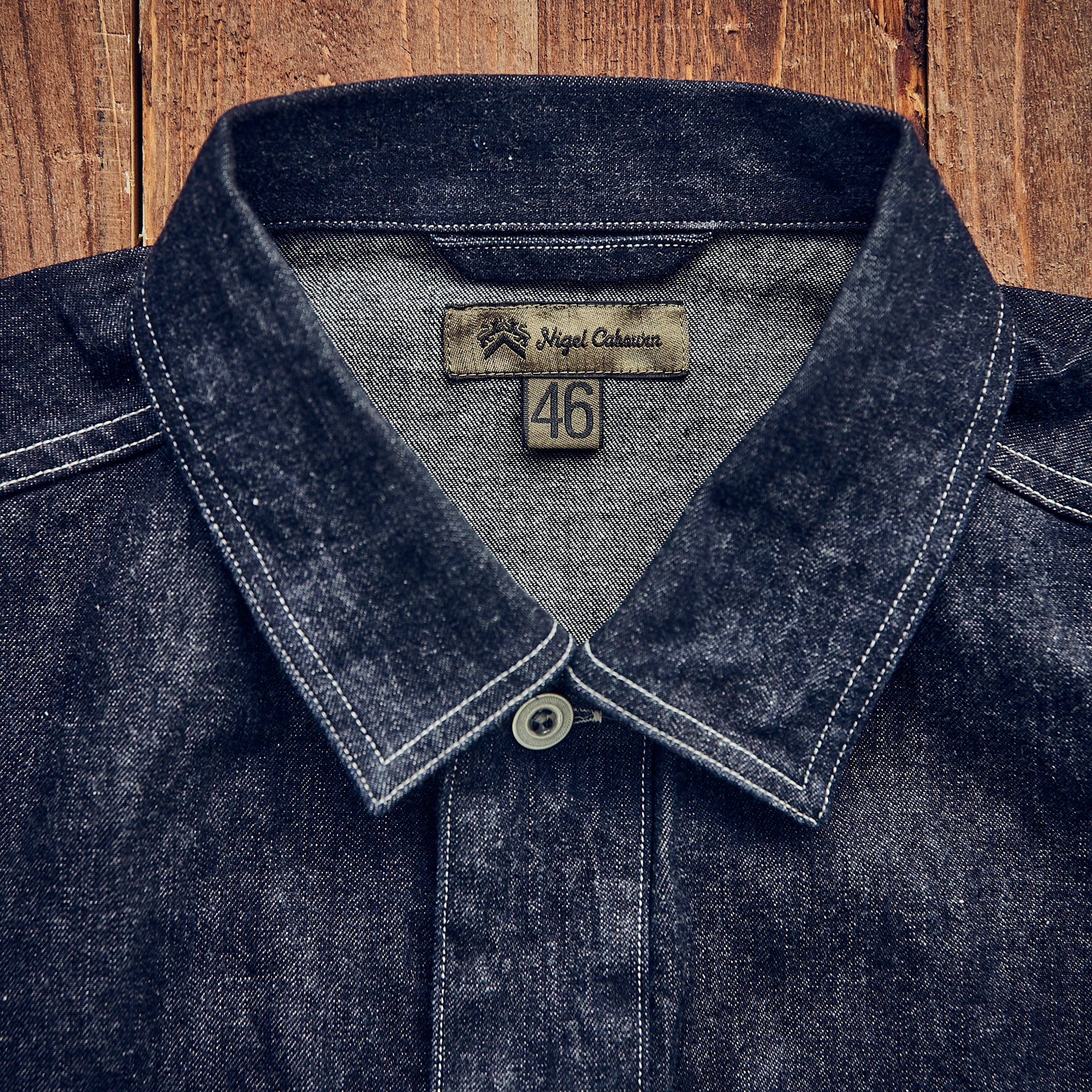 Nigel Cabourn - Utility Shirt Type 2 - Indigo Two-Tone – Jake's