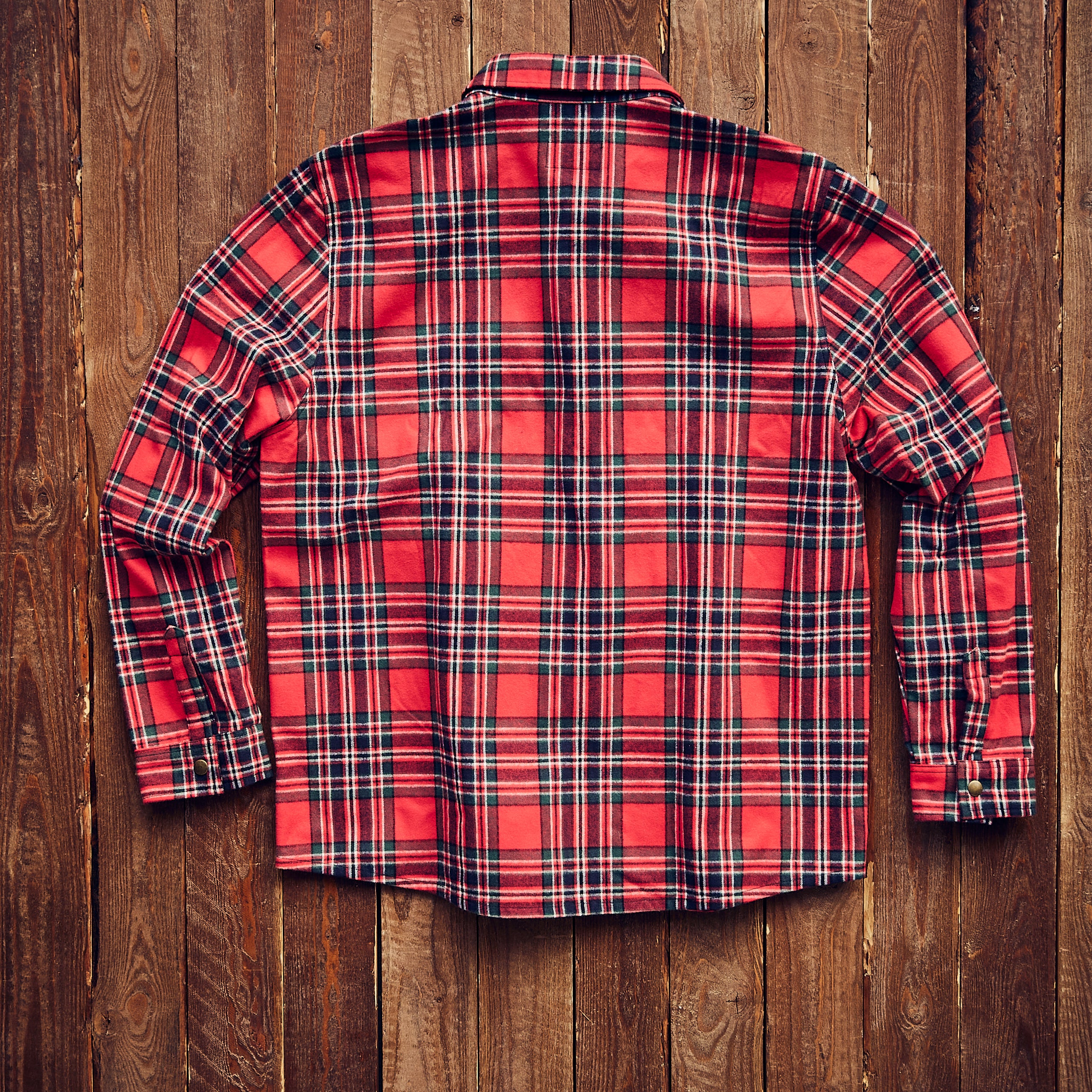 The Dudes - Chuck Flannel - Bright Red