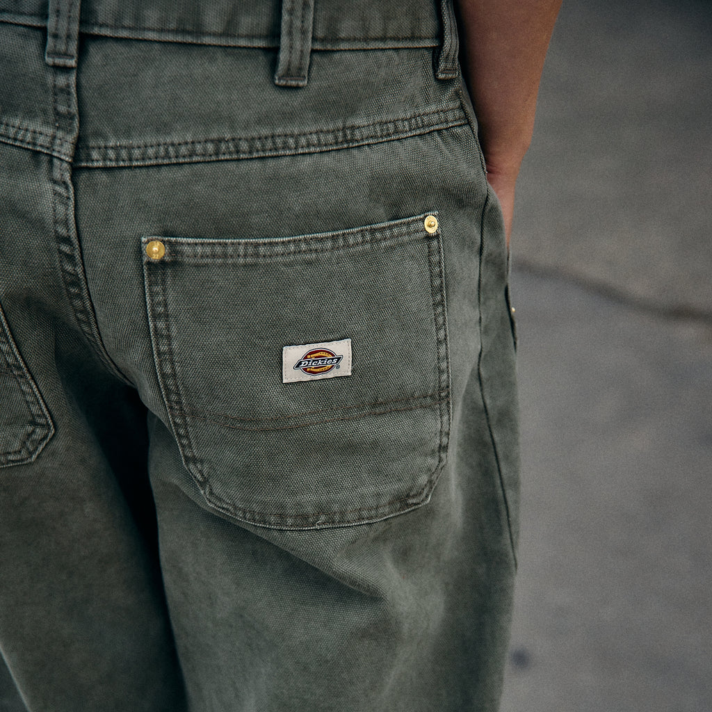Dickies Threads - TRUCKER PANTS DOUBLE KNEE - Green