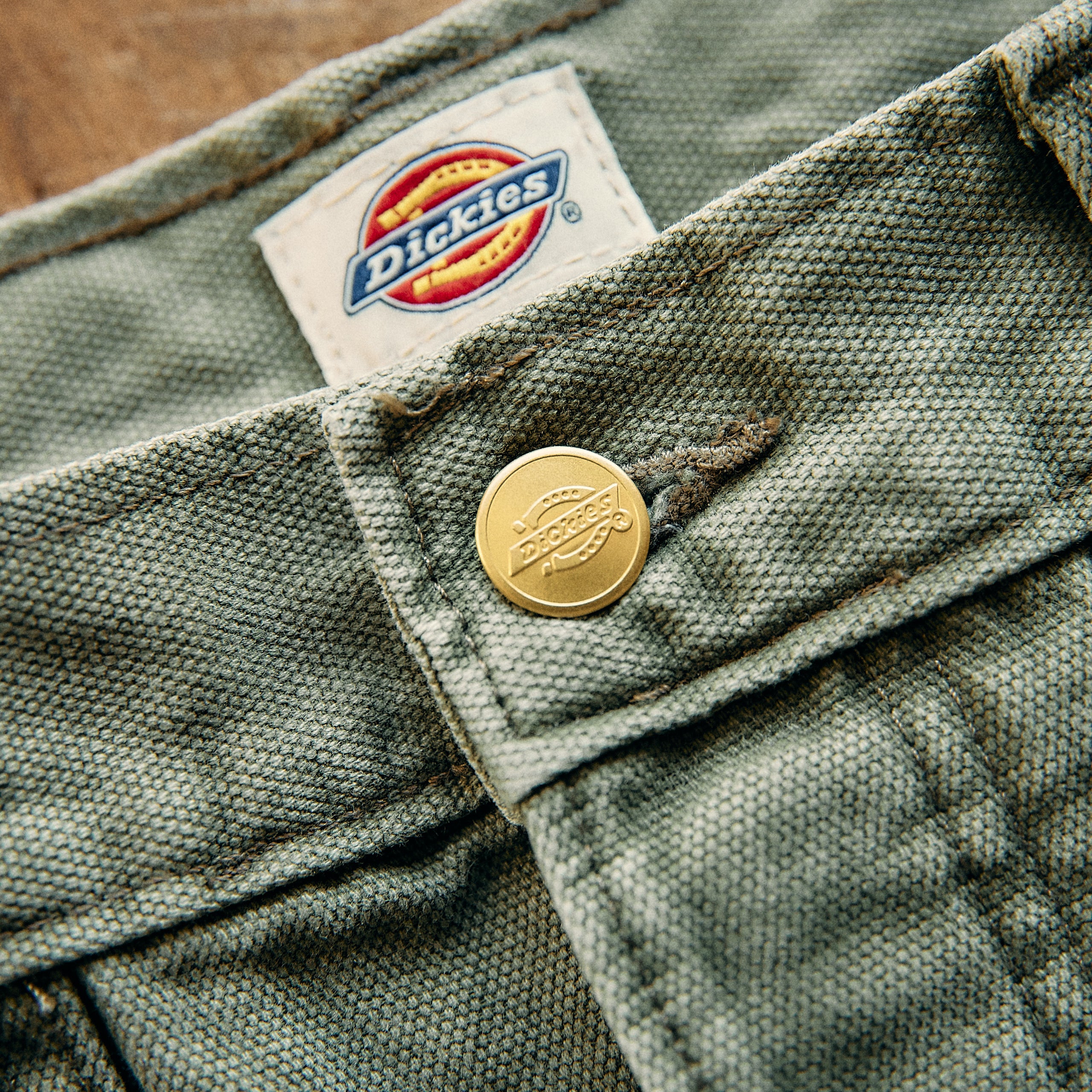 Dickies Threads - TRUCKER PANTS DOUBLE KNEE - Green