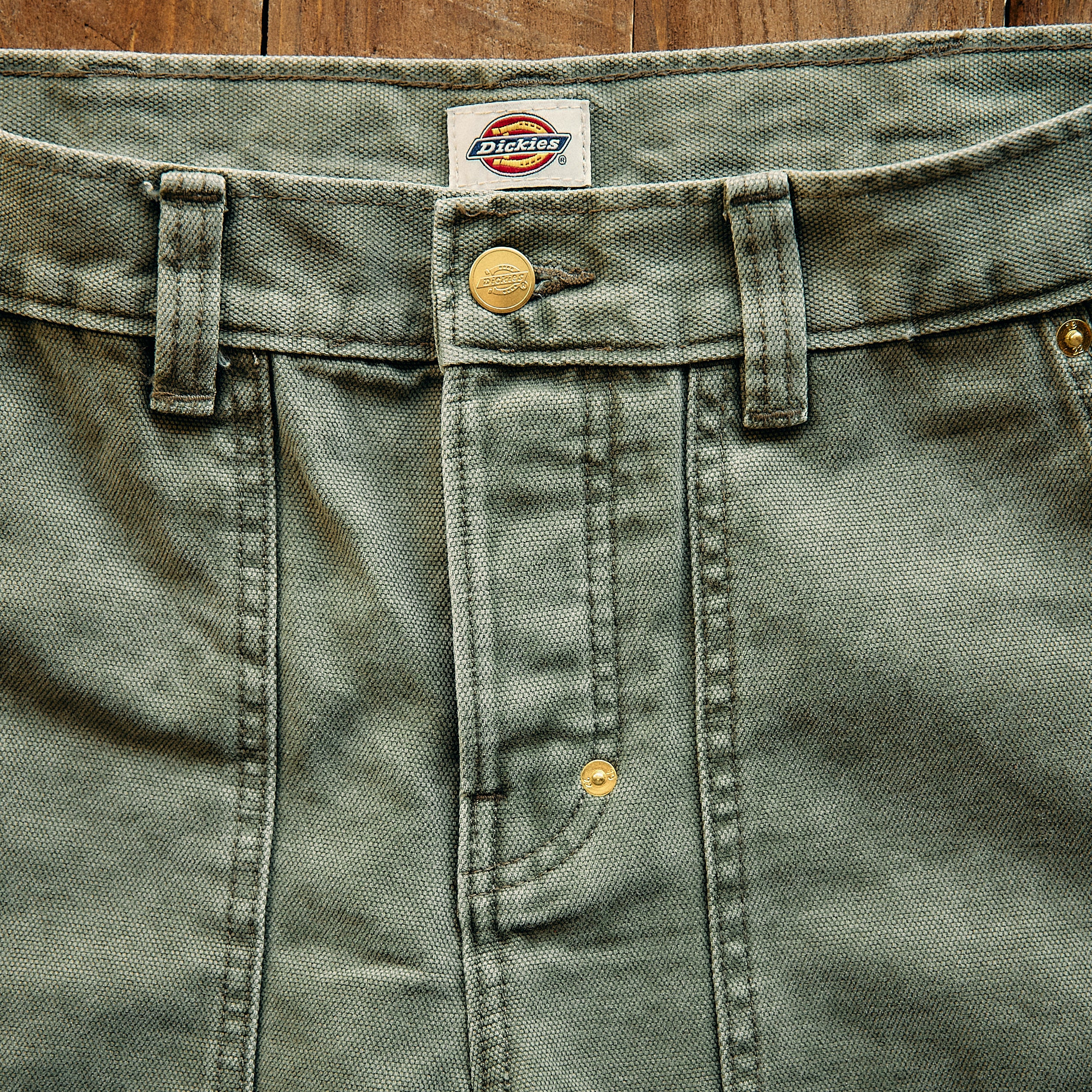 Dickies Threads - TRUCKER PANTS DOUBLE KNEE - Green